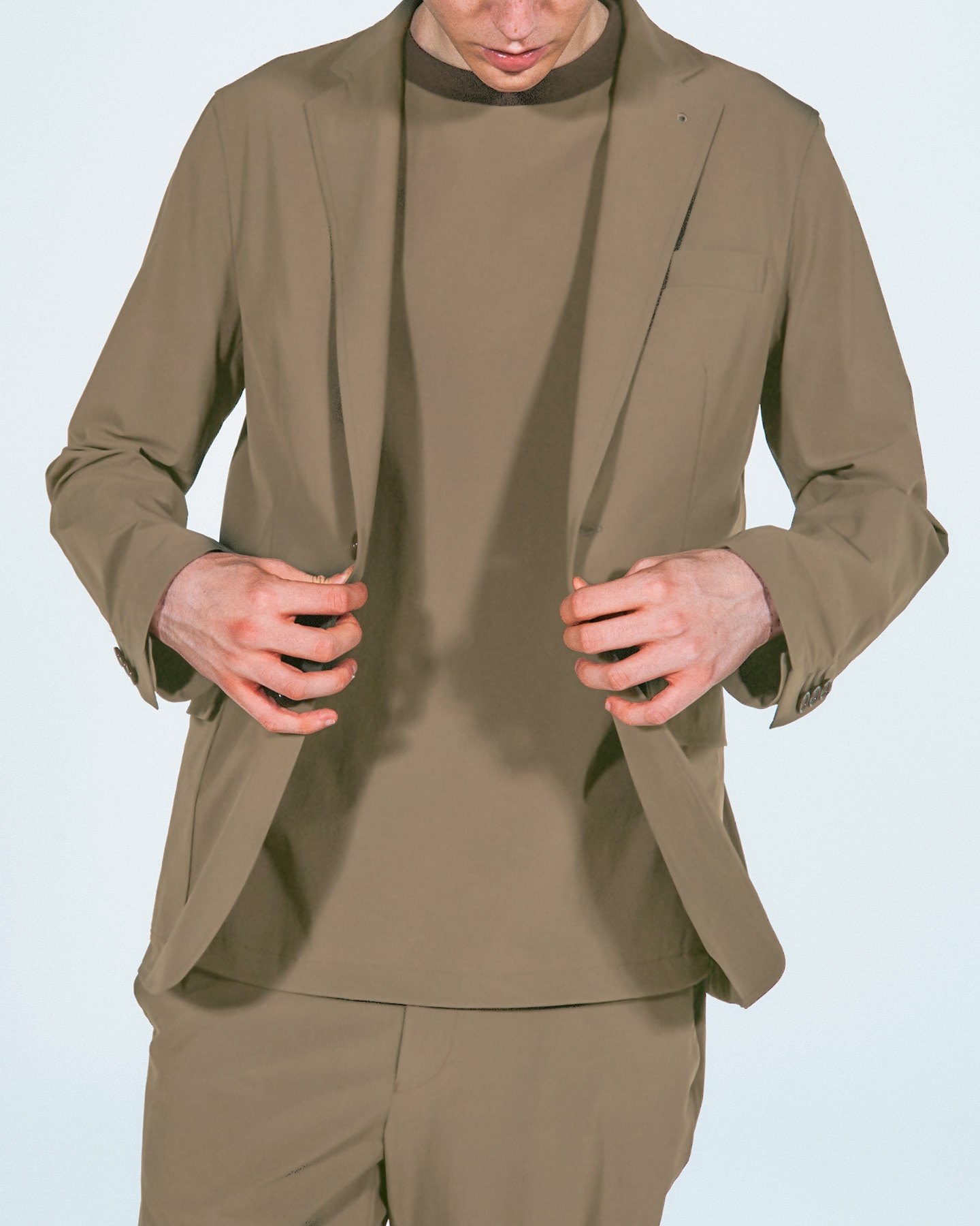 SOPH. | 2WAY STRETCH PACKABLE 2BUTTON JACKET(M BLACK):