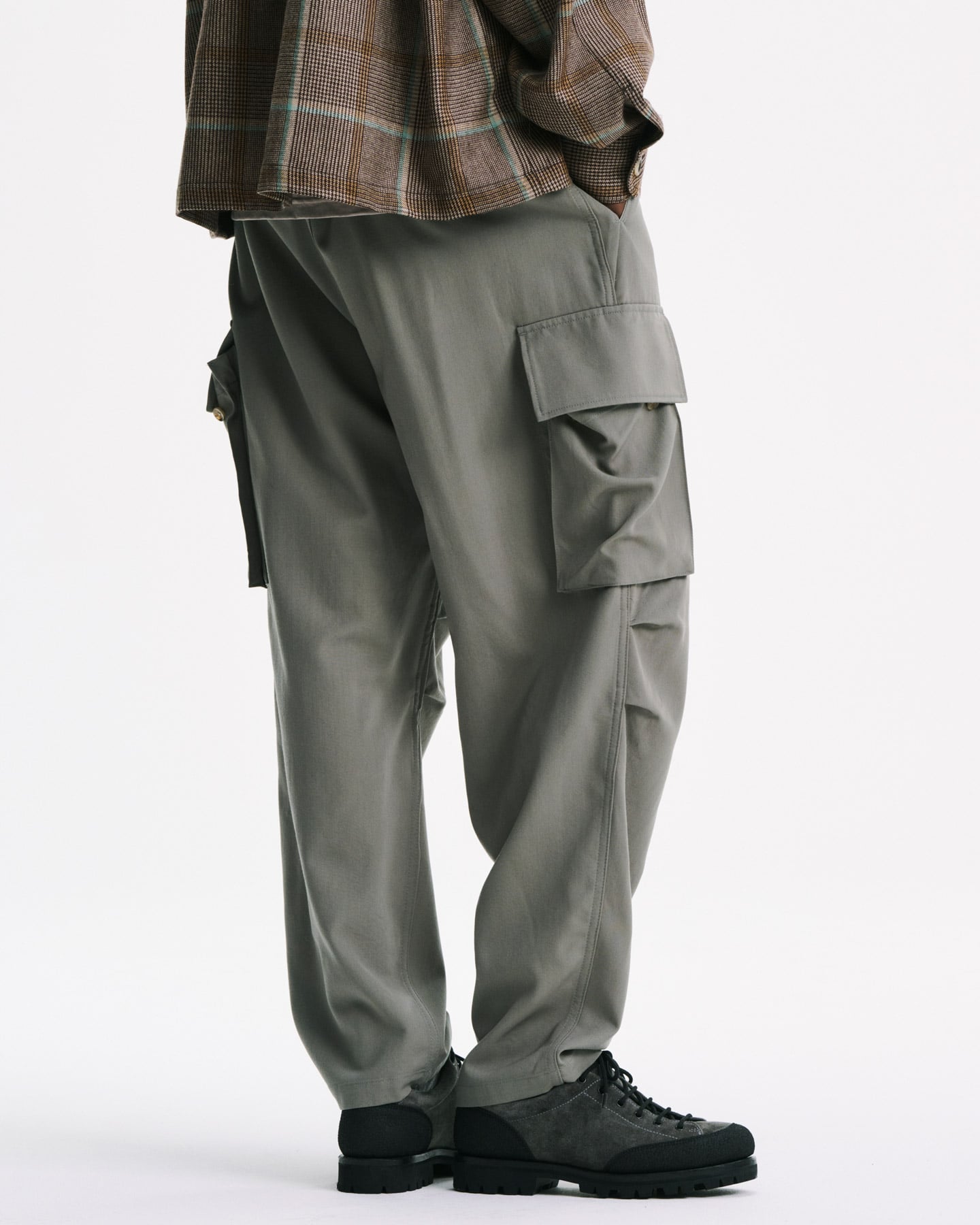 【最終値下げ】L'Appartement WOOL CARGO PANTS Grey wool look cargo pants - Grey Melange | NZA New Zealand