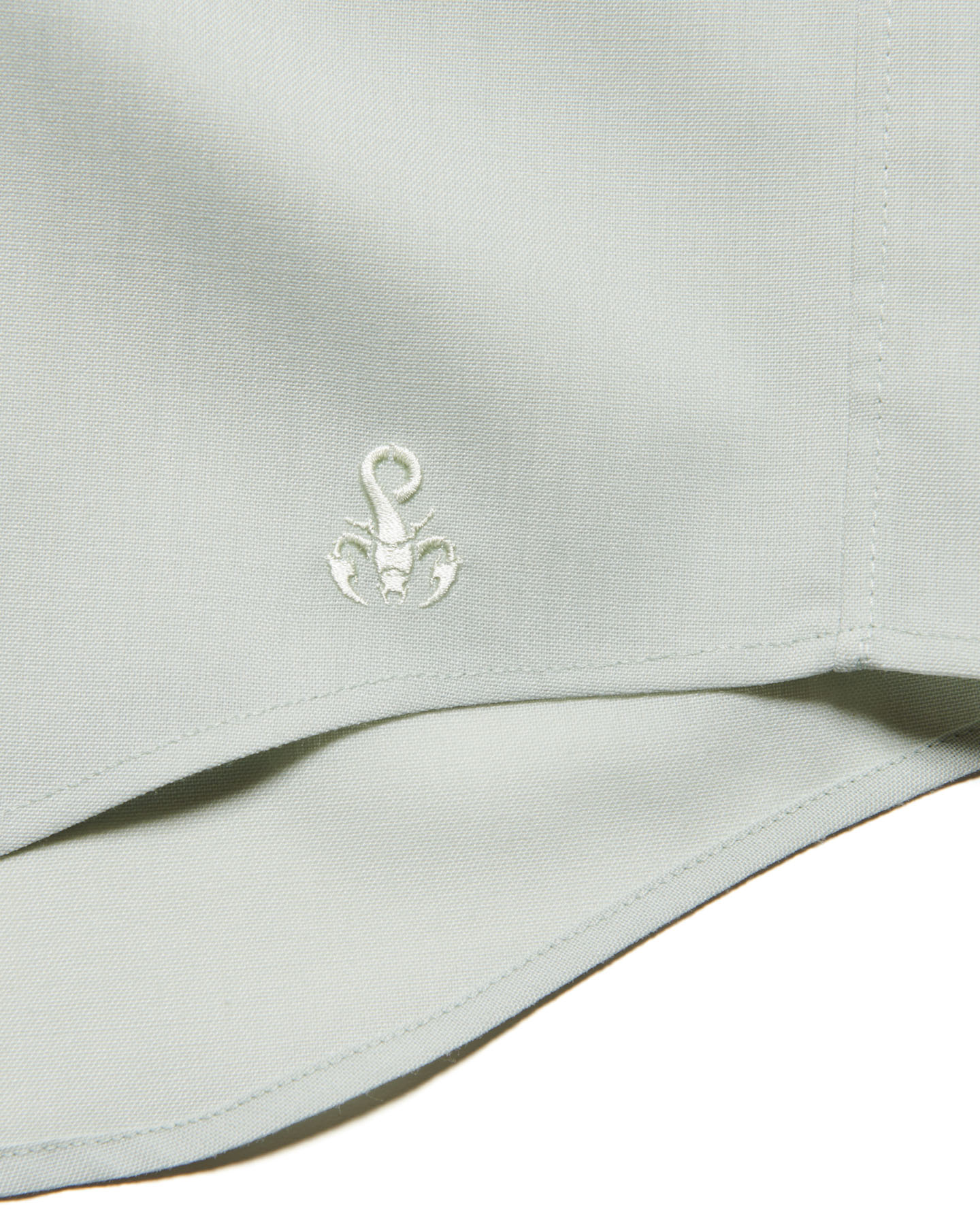 SOPH. | HIGH-TWIST POPLIN RELAX-FIT S/S SHIRT(2 (M) LIGHT GREEN):