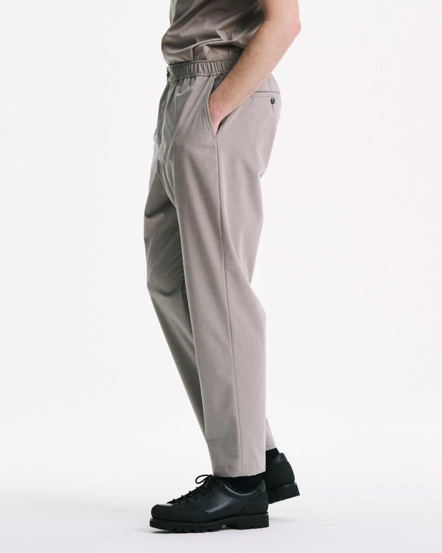 SOPH. | 2WAY STRETCH TAPERED EASY PANTS(2 (M) GREIGE):