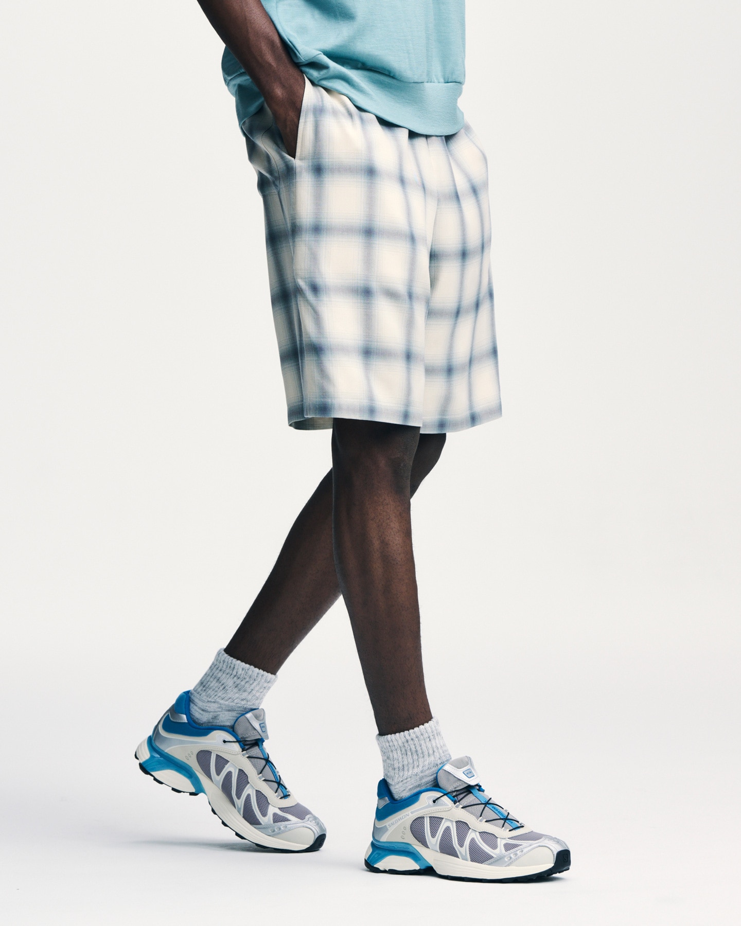 SOPH. | DRAPE EASY SHORTS(2 (M) OFF WHITE（CHECK）):