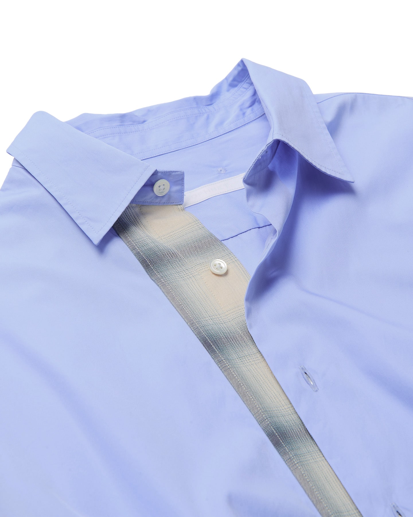 SOPH. | SUVIN GIZA SWITCHING RELAX-FIT SHIRT(2 (M) BLUE):