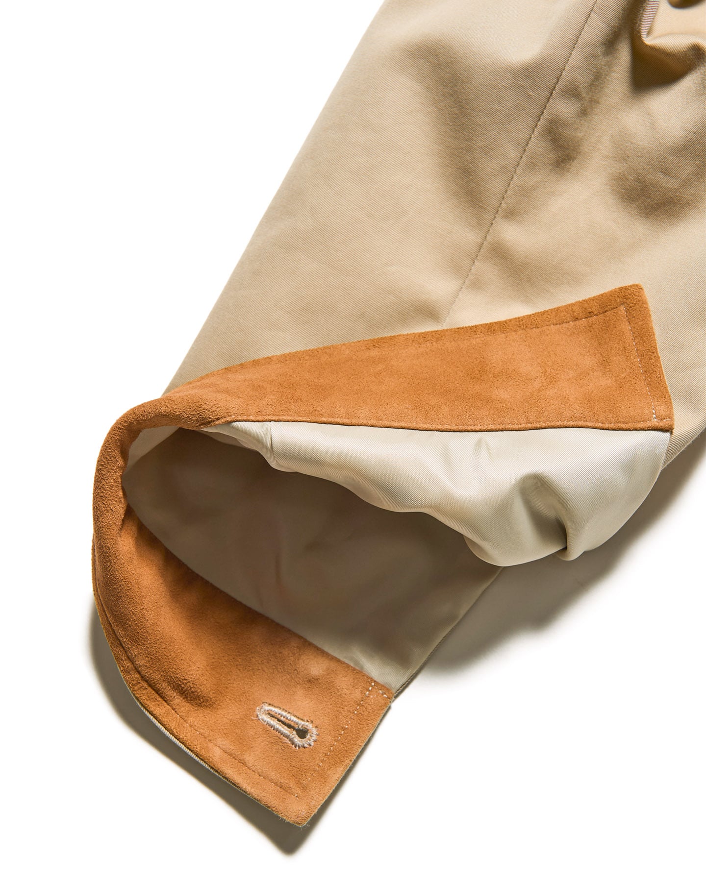SOPH. | LEATHER COLLAR COVERALL(2 (M) BEIGE):