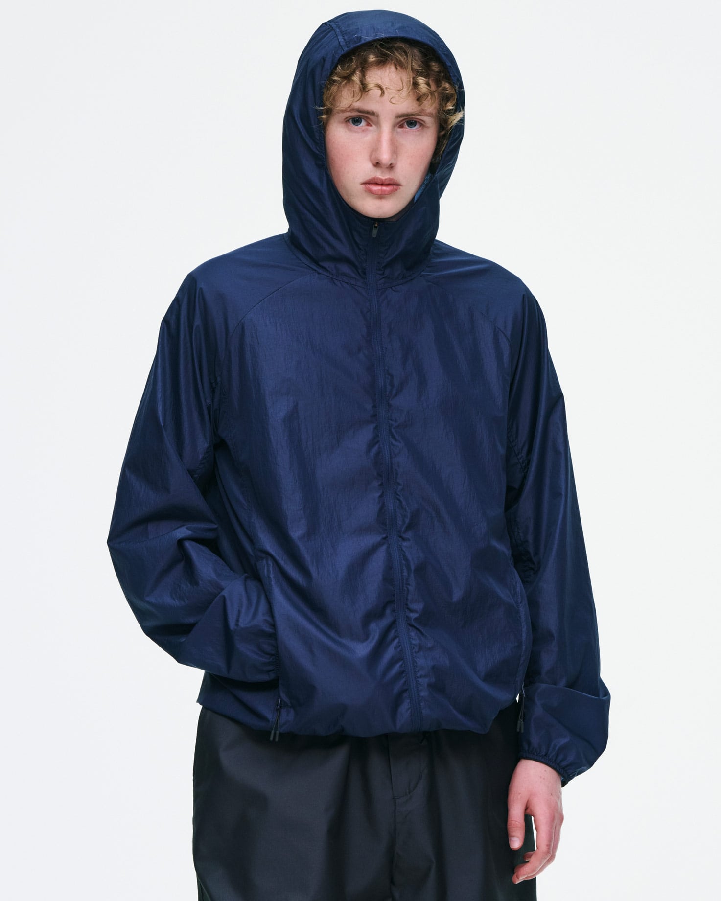 SOPH. | RIPSTOP PACKABLE HOODED BLOUSON(5 (XXL) NAVY):