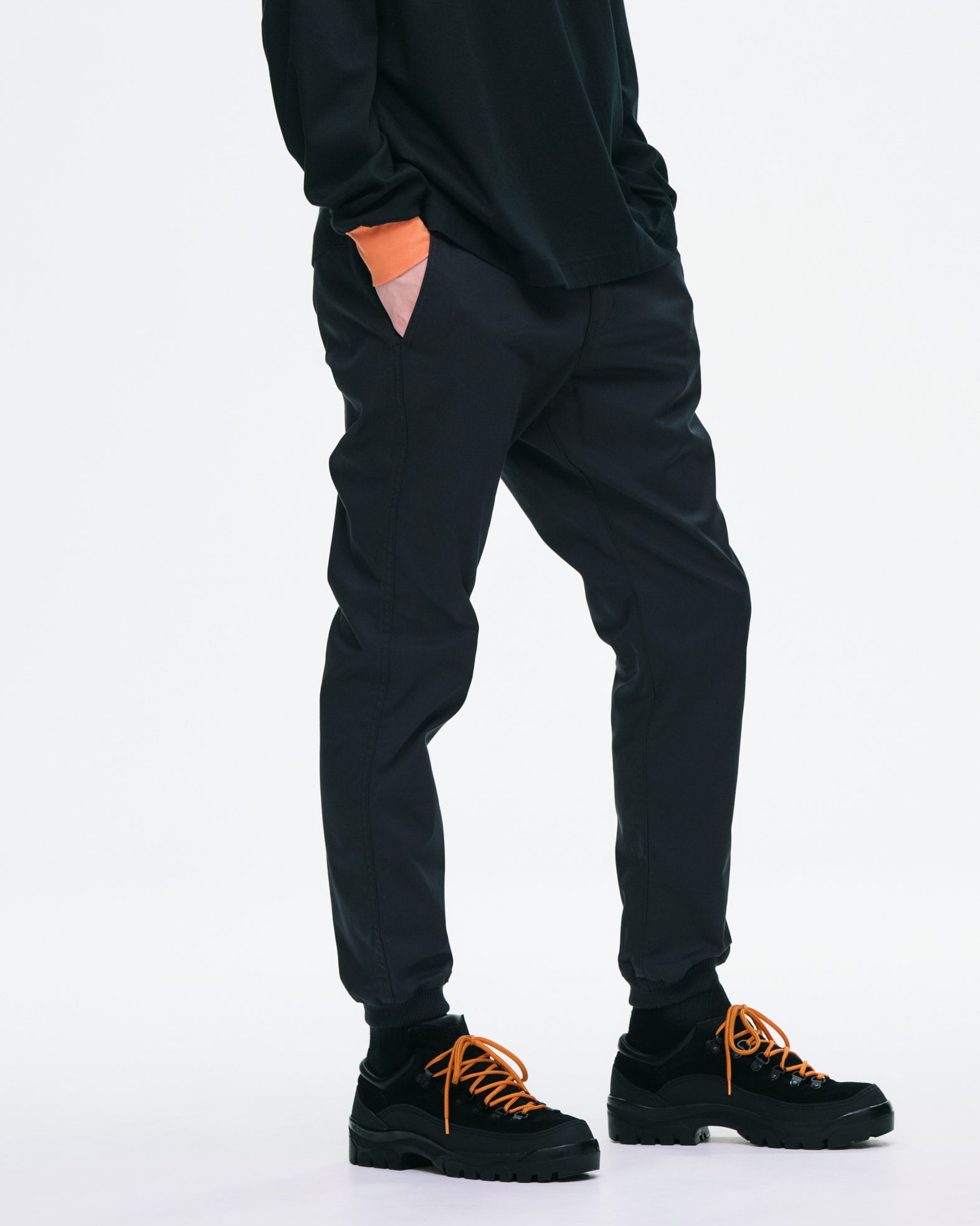 SLDO. エスルド ストレッチリブパンツ ブラック Bottoms – SLDO.