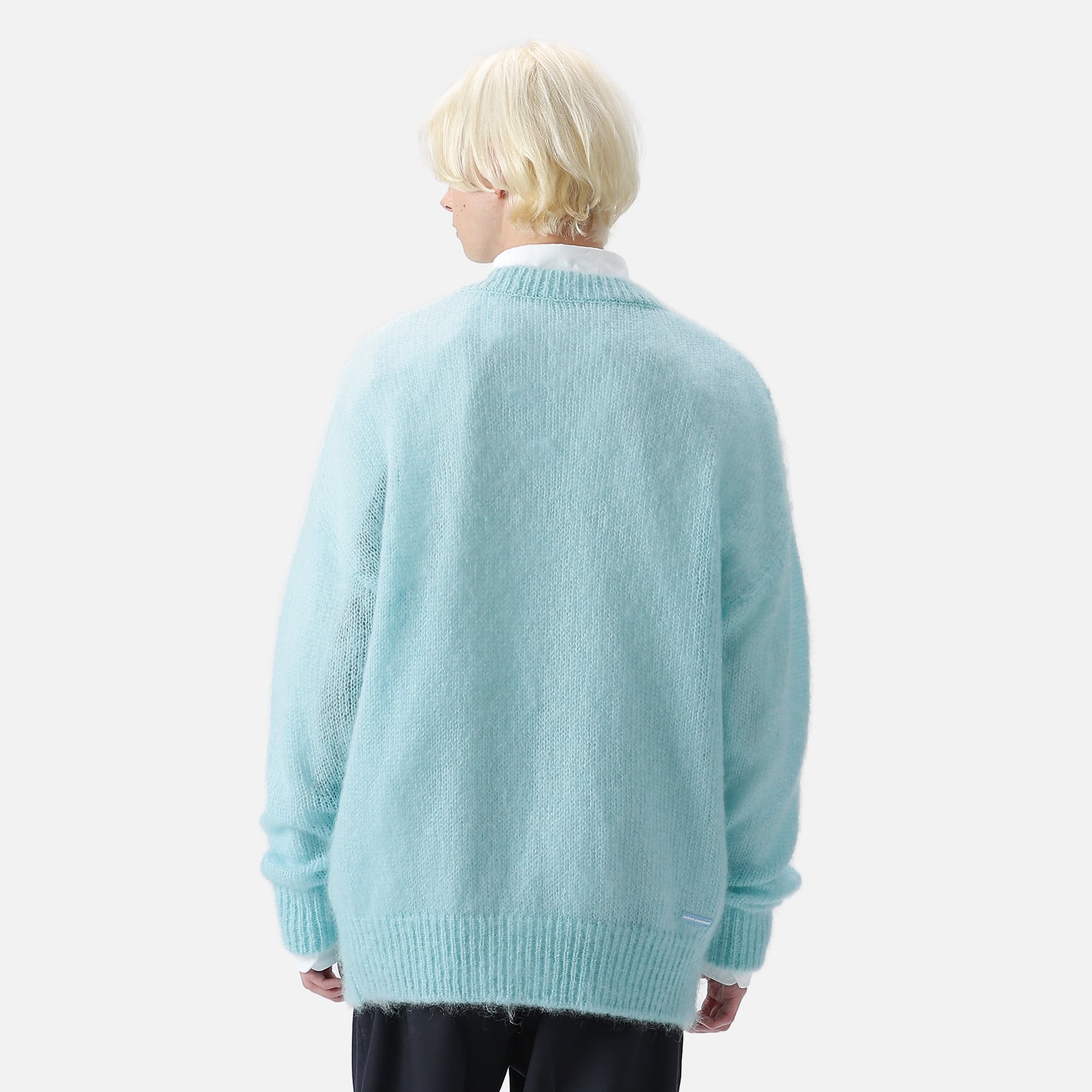 SOPH. | MOHAIR KNIT CARDIGAN(1 LIGHT BLUE):