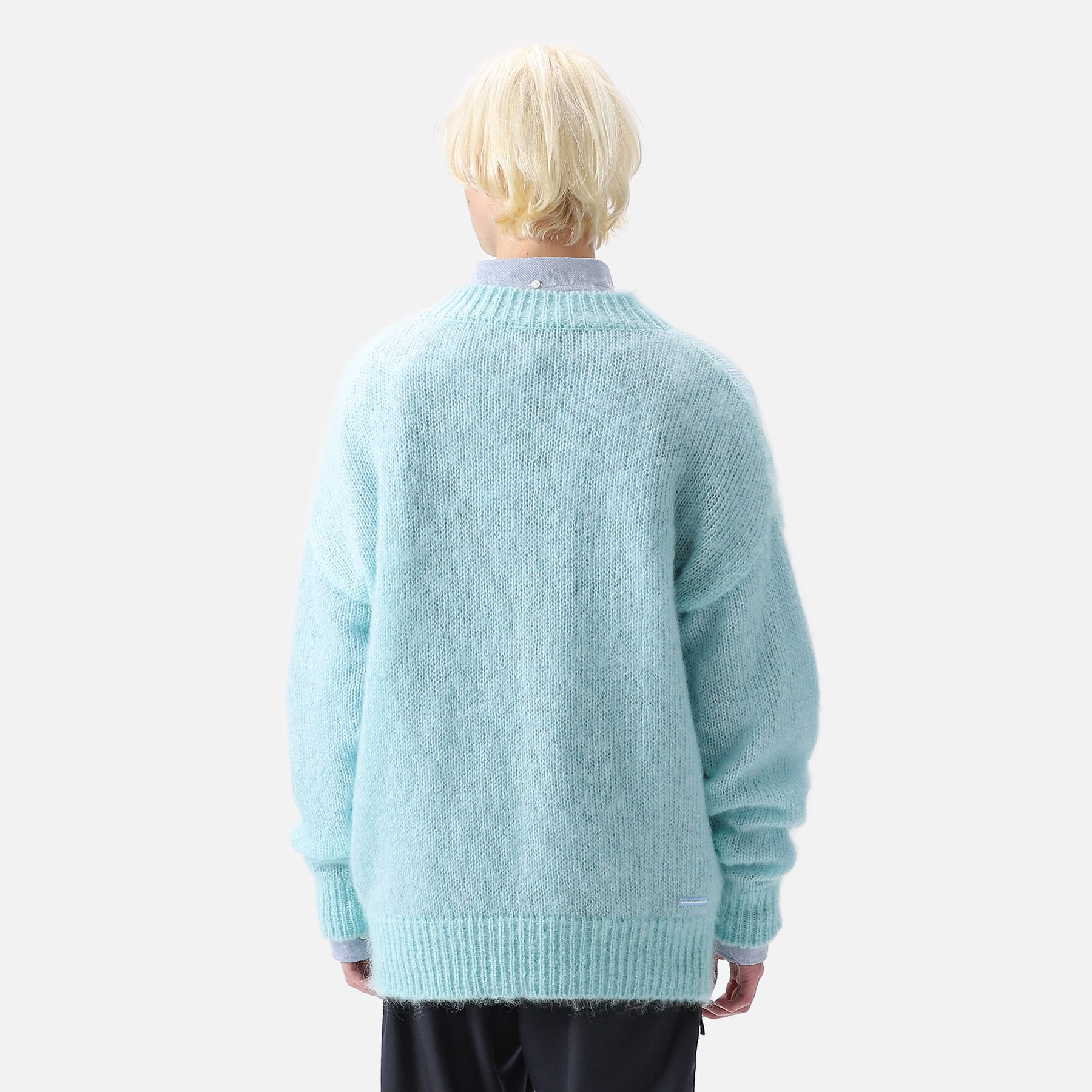 【1】uniformexperiment mohair cardigan 紺