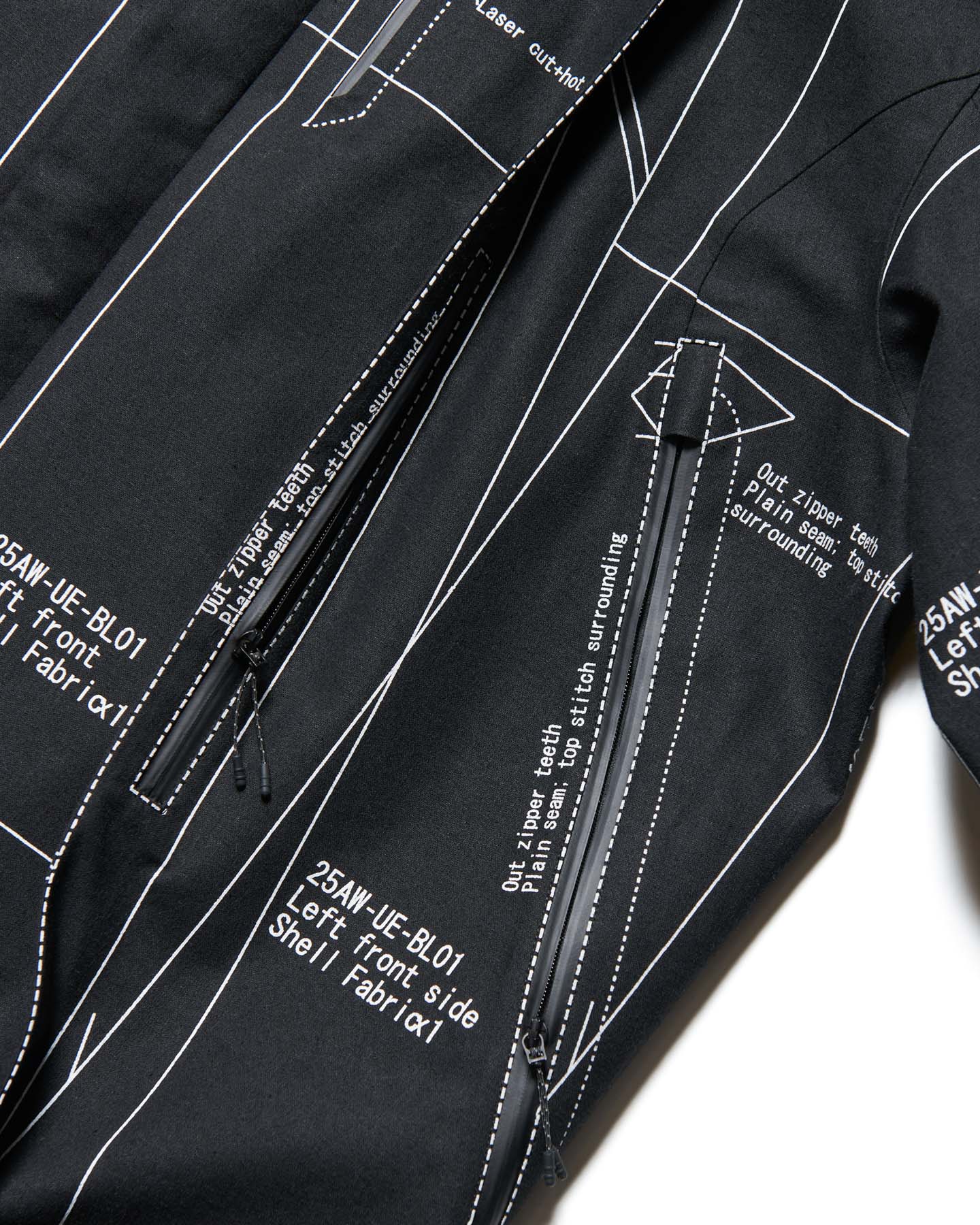 SOPH. | MAP-OUT 3LAYER MOUNTAIN PARKA(2 (M) BLACK):