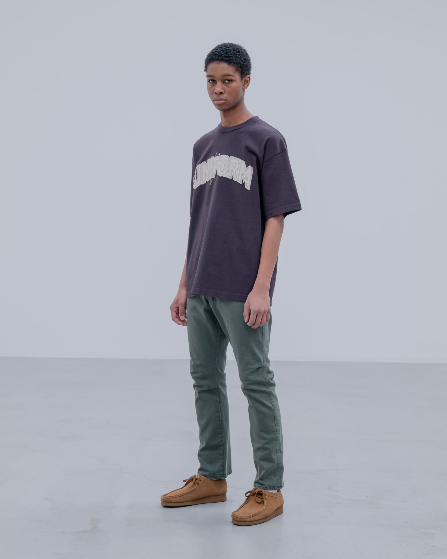 SOPH. | KNEETUCK 5POCKET SLIM-FIT PANTS(4 (XL) BLACK):