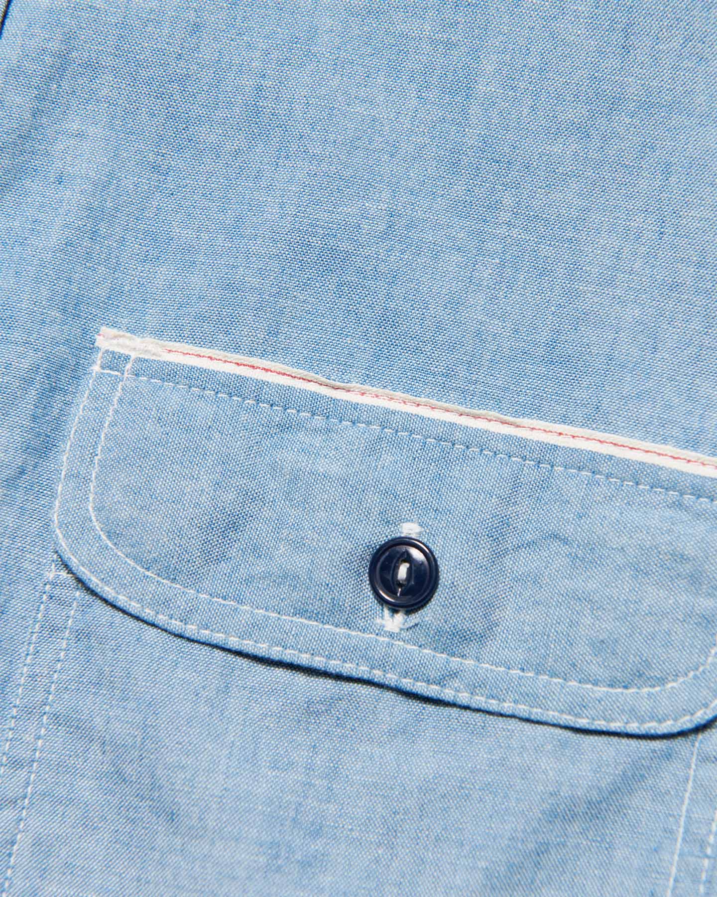 SOPH. | WASHED CHAMBRAY SHIRT(2 (M) LIGHT INDIGO):