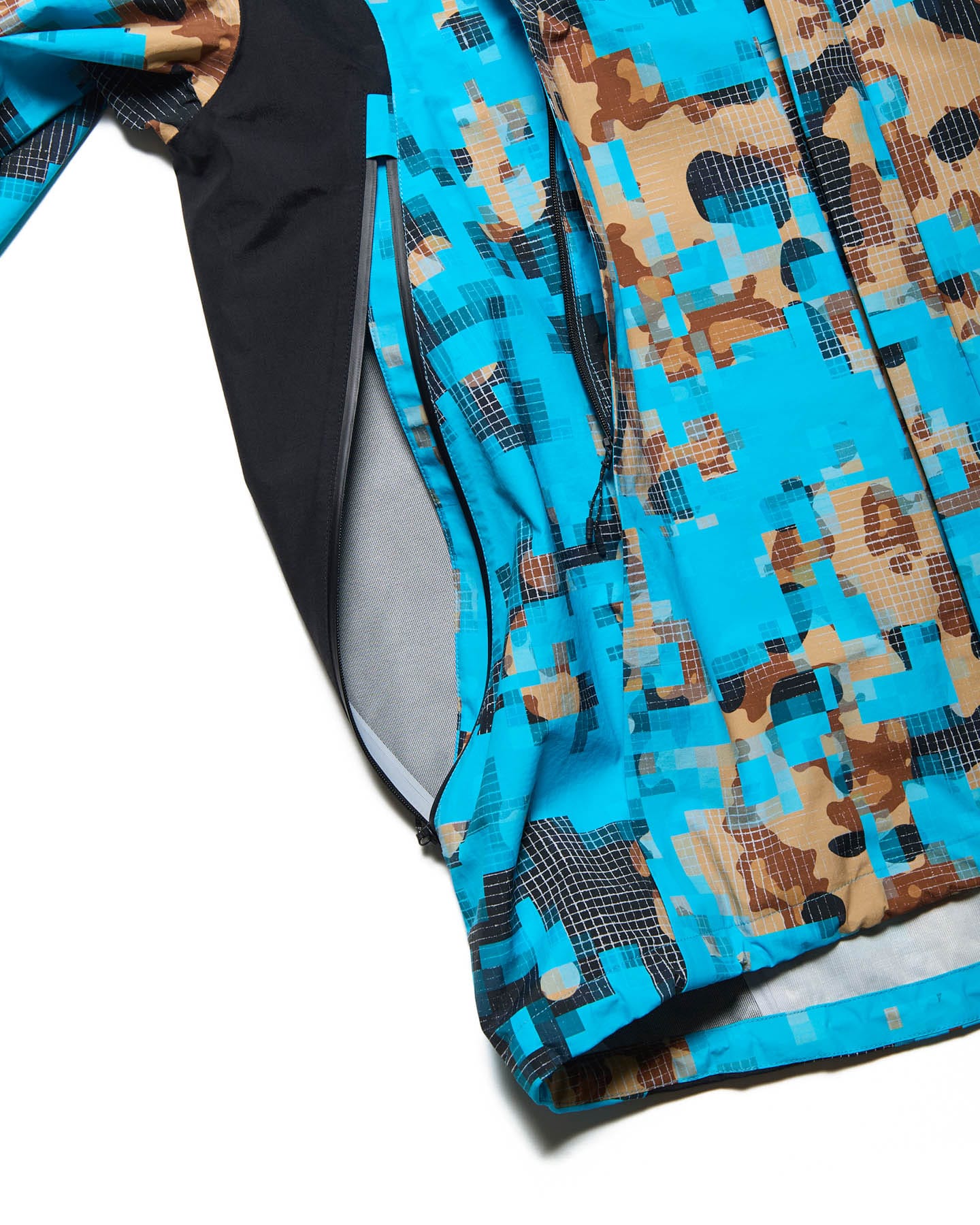 SOPH. | CAMOUFLAGE 3LAYER MOUNTAIN JACKET(2 (M) BLUE):