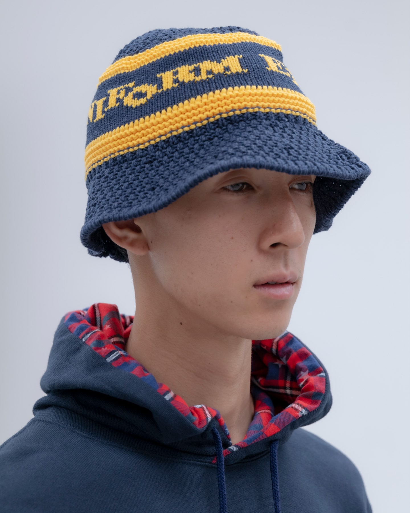 SOPH. | LOGO JACQUARD KNIT HAT(FREE BLACK):