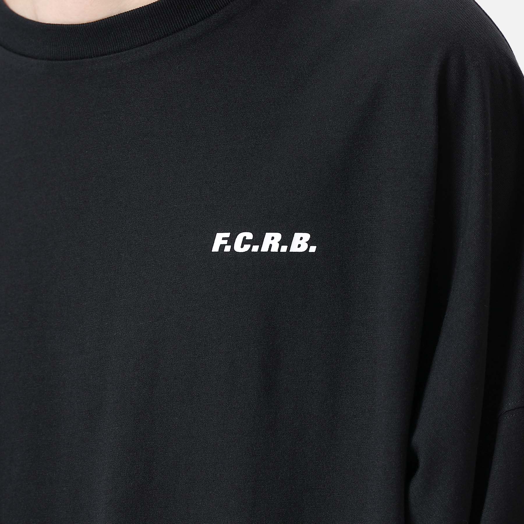 オープニングセール】 FCRB BIG LOGO L S TEAM BAGGY TEE 黒