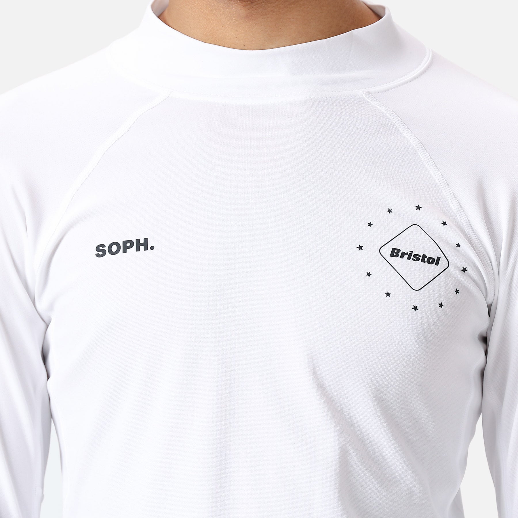 SOPH. | UNDER LAYER MOCK NECK TOP(M WHITE):