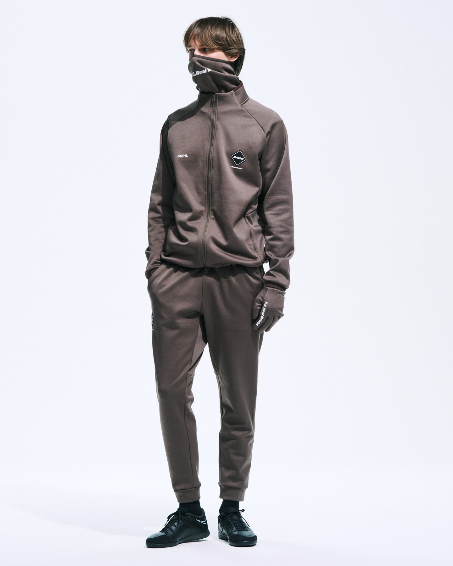 FCRB SOPH ストレッチジャージ サイズL ブラック SOPH. | STRETCH FLEECE TRAINING JOGGER PANTS(M BLACK):