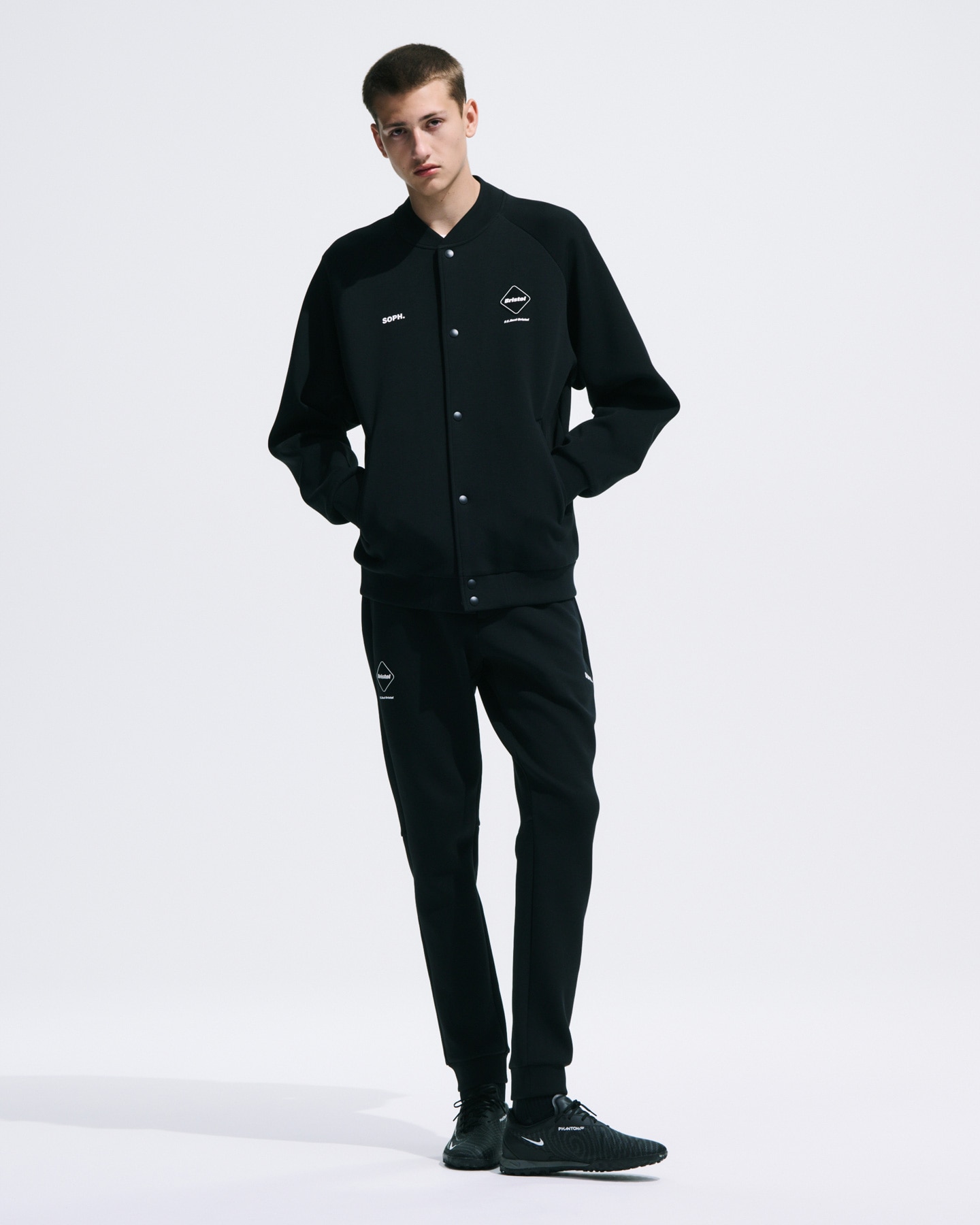 SOPH. | TECH SWEAT VARSITY BLOUSON(M BLACK):