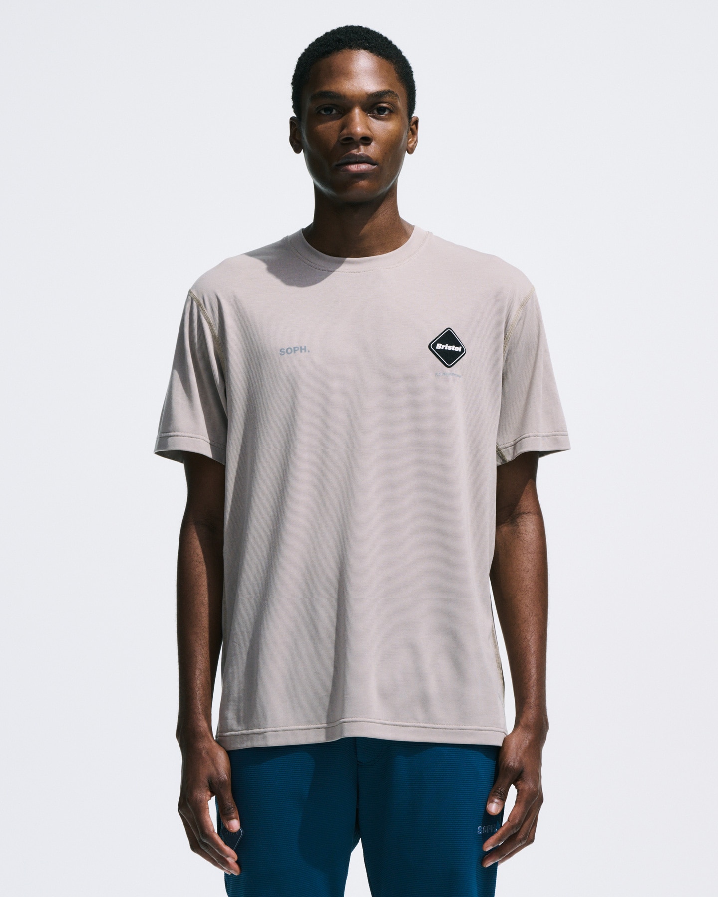 SOPH. | POLARTEC S/S WORKOUT TOP(M GREIGE):
