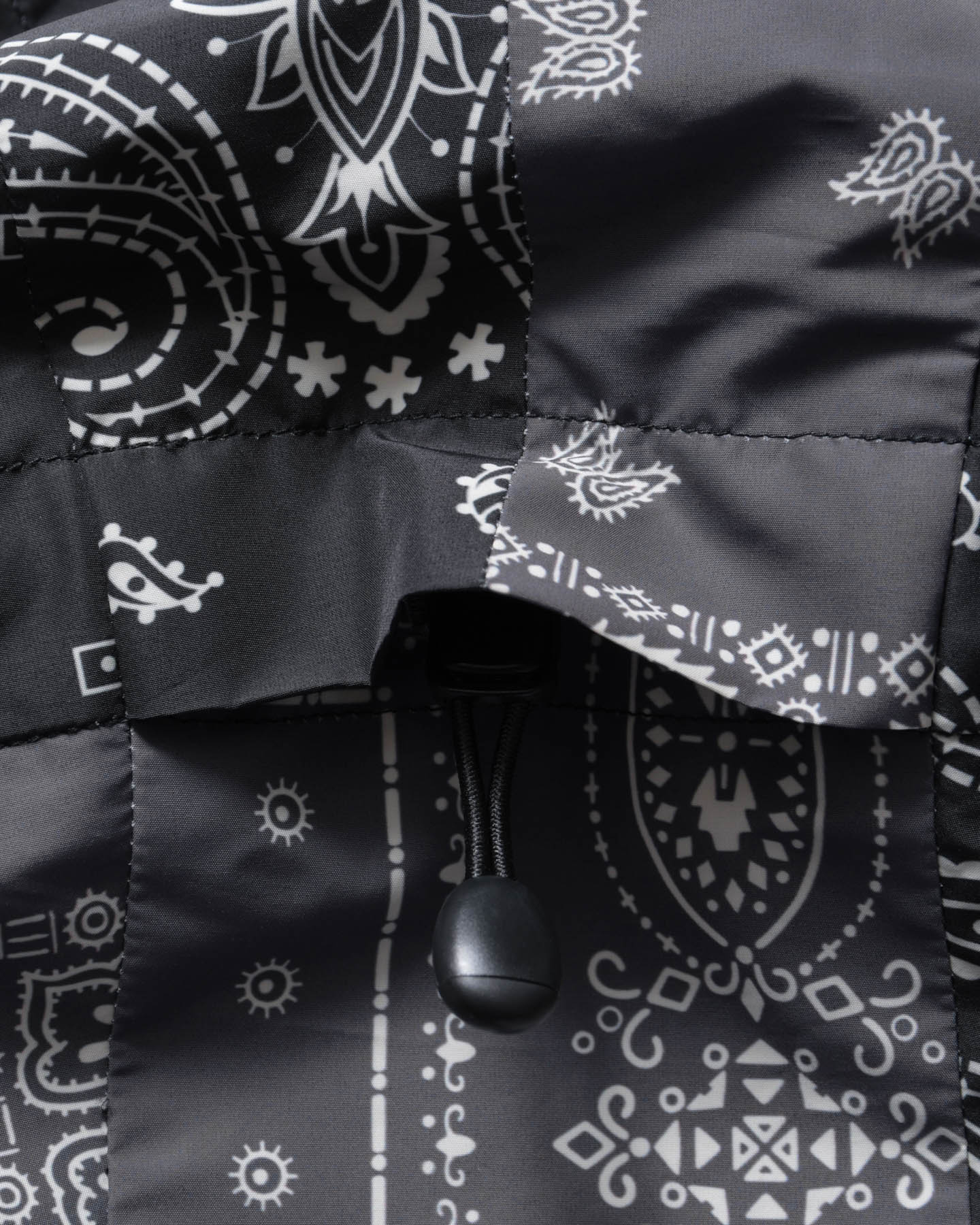 SOPH. | PATCHWORK STRIPE PRACTICE JACKET(M BLACK):