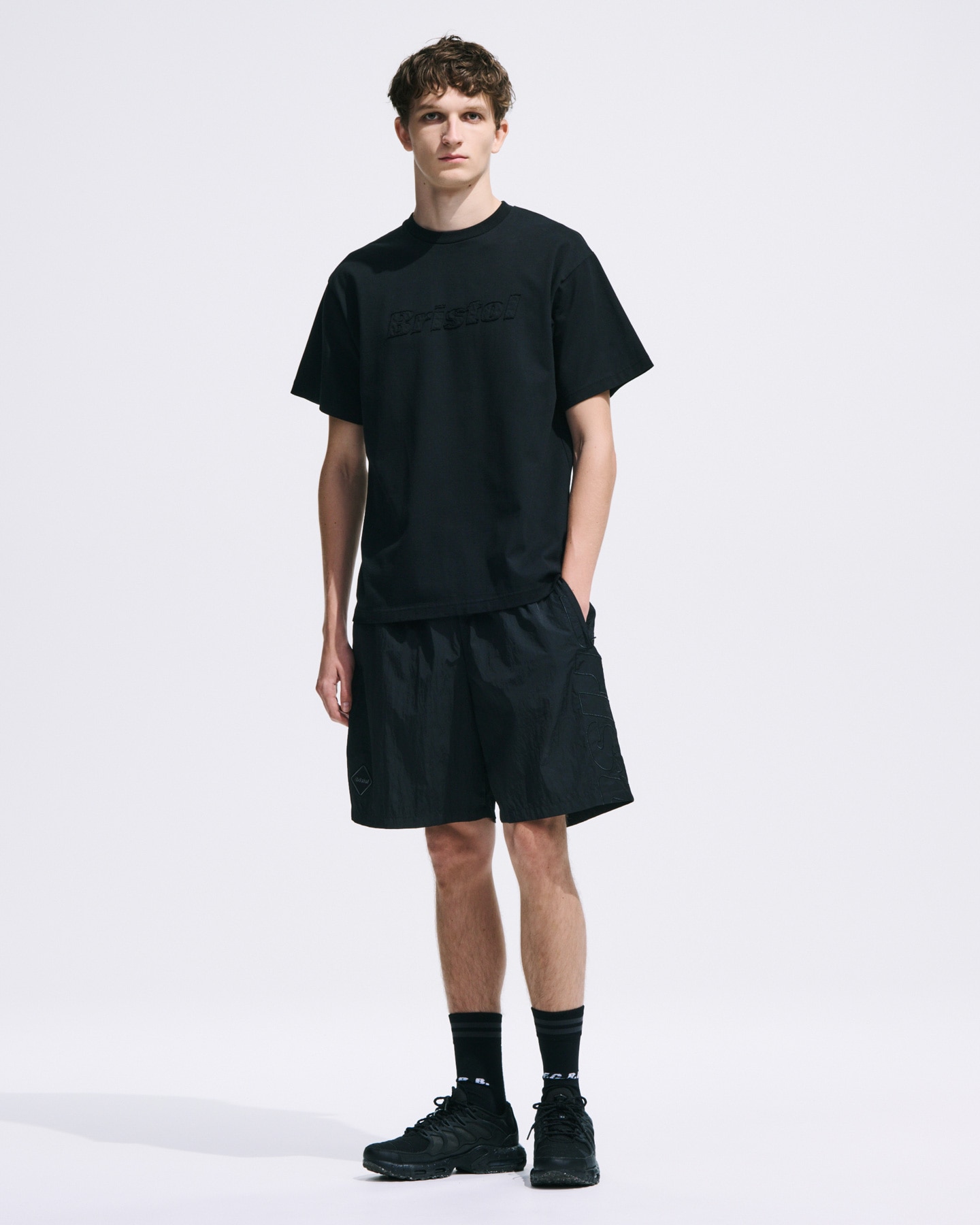 SOPH. | CUT-OFF LOGO S/S TEE(M BLUE):