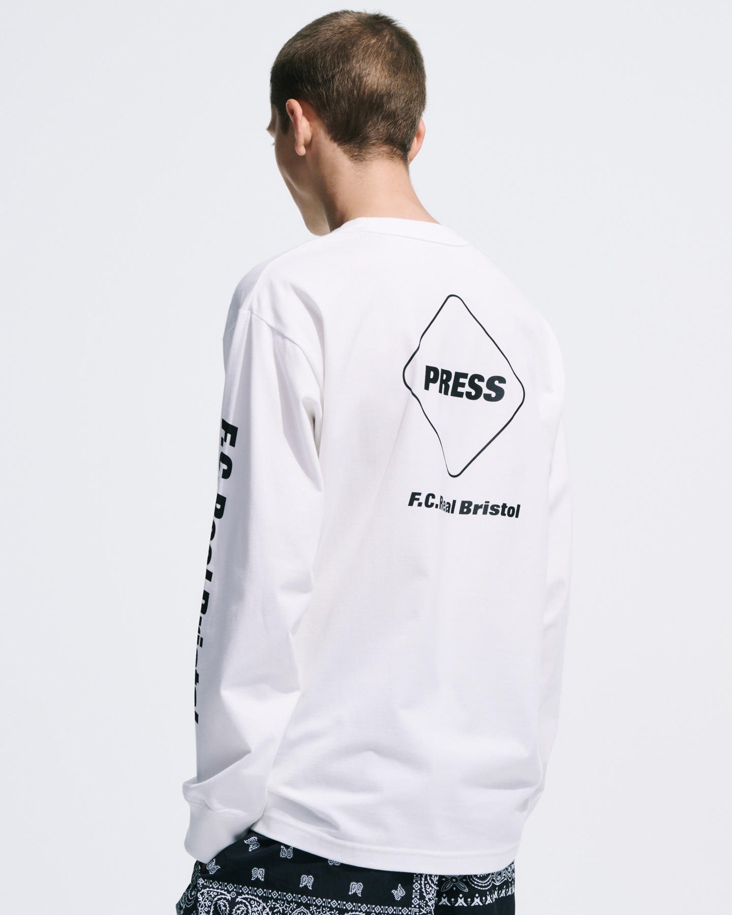 SOPH. | PRESS L/S TEE(M WHITE):