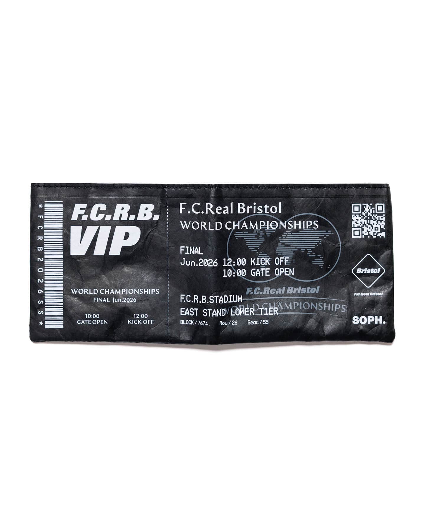 FCRB　TICKET MINI WALLET　VA ミニウォレット　財布 SOPH. | TICKET MINI WALLET(FREE BLACK):