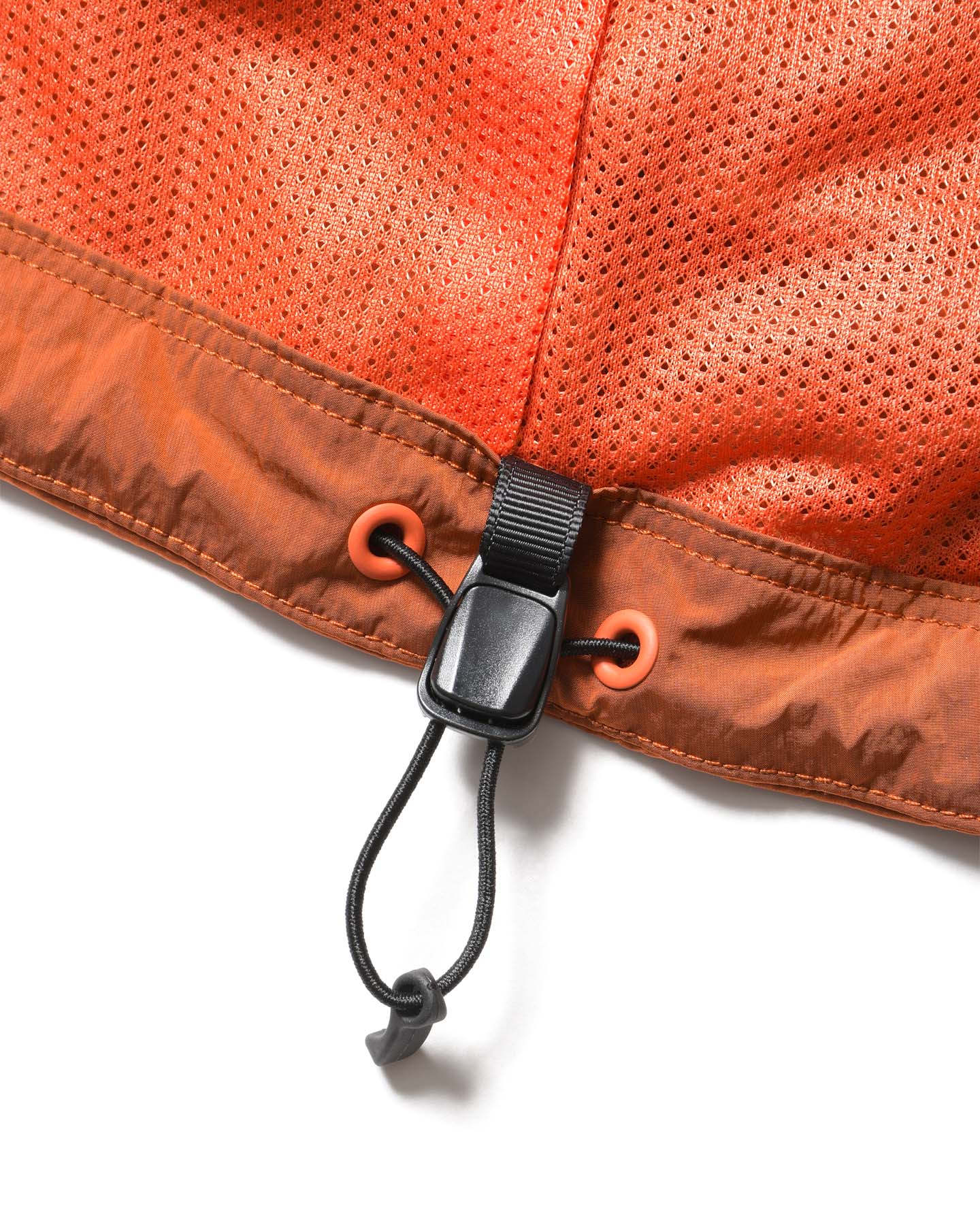 SOPH. | NYLON CHAMBRAY PRACTICE HOODED JACKET(S ORANGE):