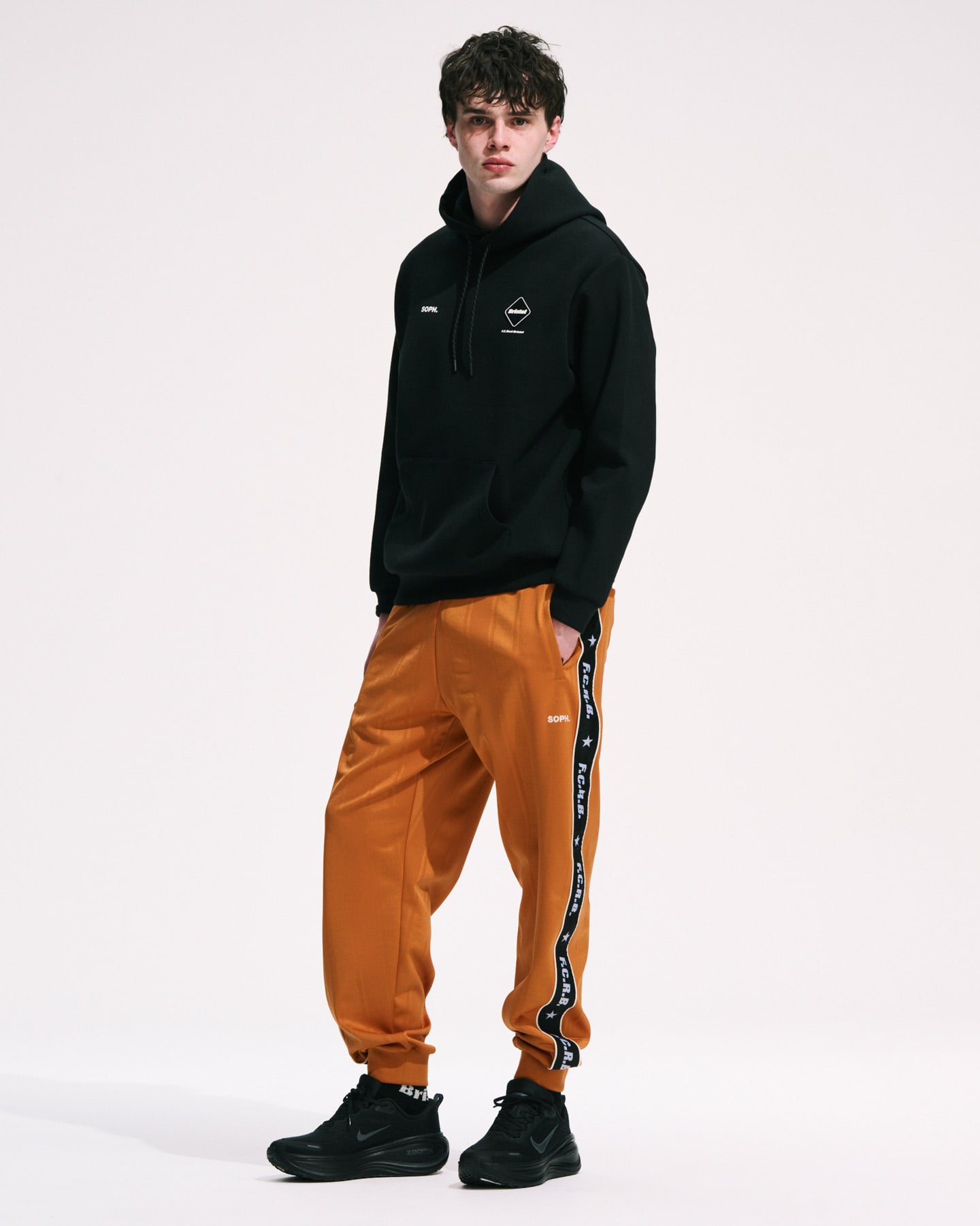 SOPH. | TECH SWEAT PULLOVER HOODIE(M PINK):