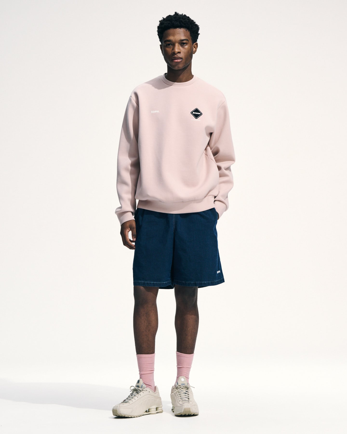 SOPH. | TECH SWEAT CREWNECK TOP(M GRAY):
