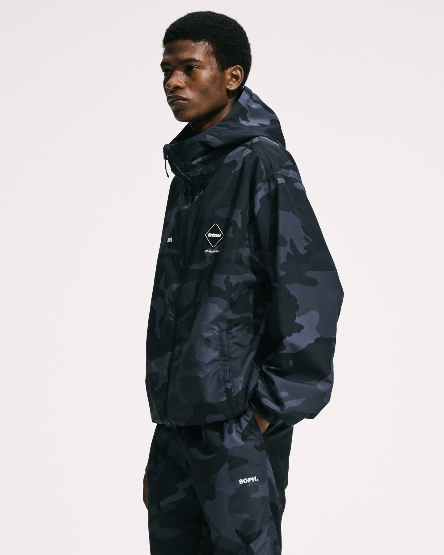 SOPH. | SUPPLEX NYLON HOODED BLOUSON(M CAMOUFLAGE):