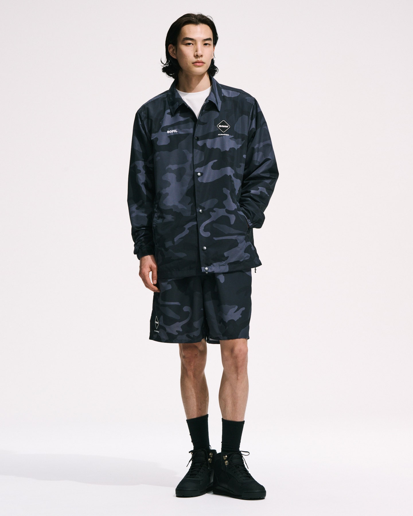 SOPH. | SUPPLEX NYLON EASY SHORTS(M BLACK):