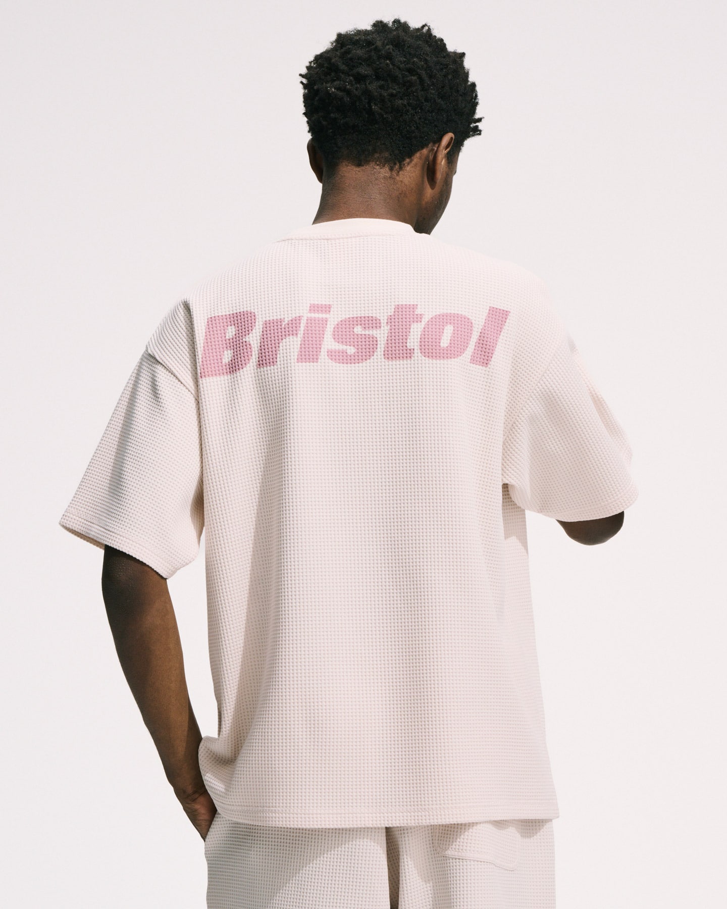SOPH. | TECH WAFFLE LOUNGE S/S TOP(M OFF WHITE):