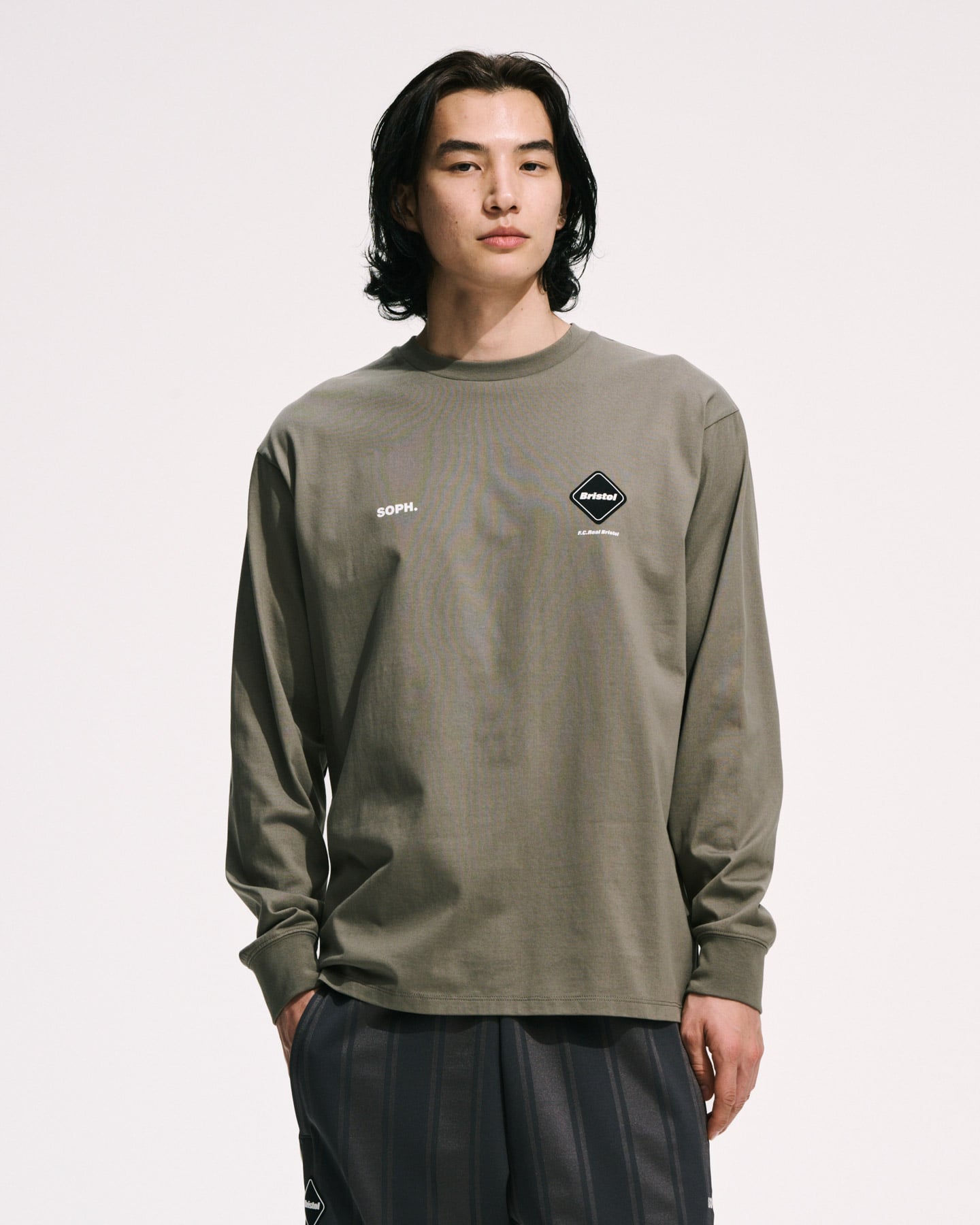 SOPH. | AUTHENTIC L/S TEE(M BLACK):
