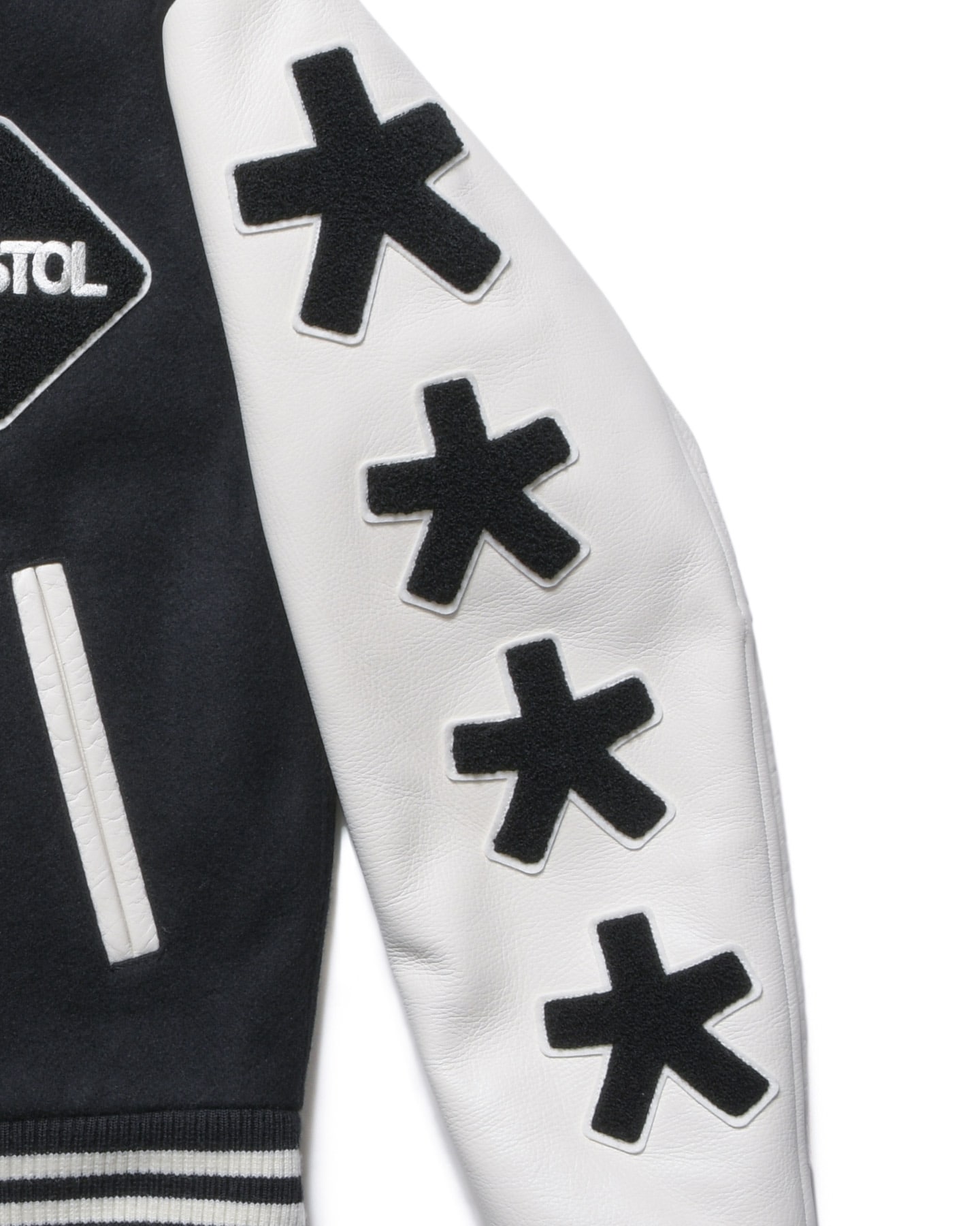 SOPH. | ERIC HAZE: VARSITY JACKET(L(140-150) BLACK):