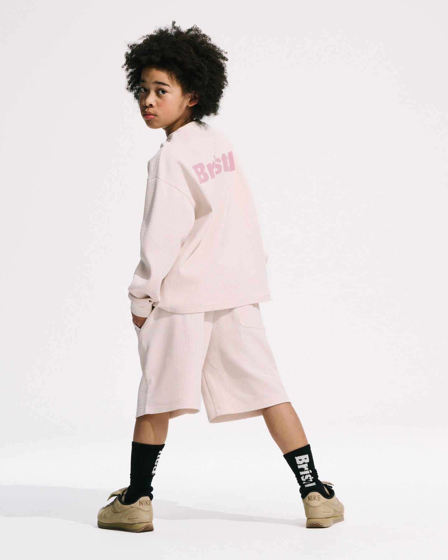 SOPH. | TECH WAFFLE LOUNGE SHORTS(M(120-130) BLACK):
