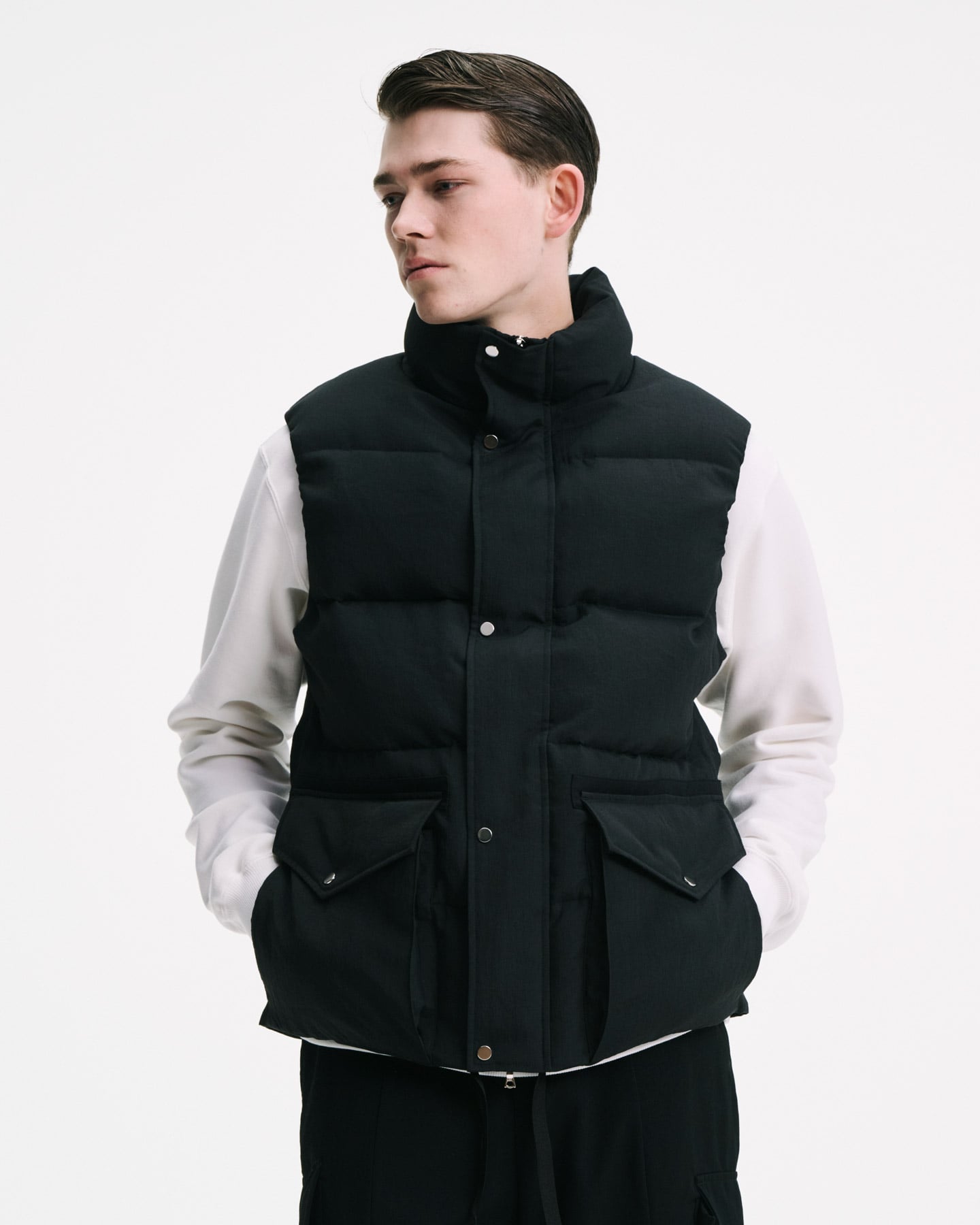 SOPH. | HOLLOW TUSSAH DOWN VEST(2 (M) BLACK):