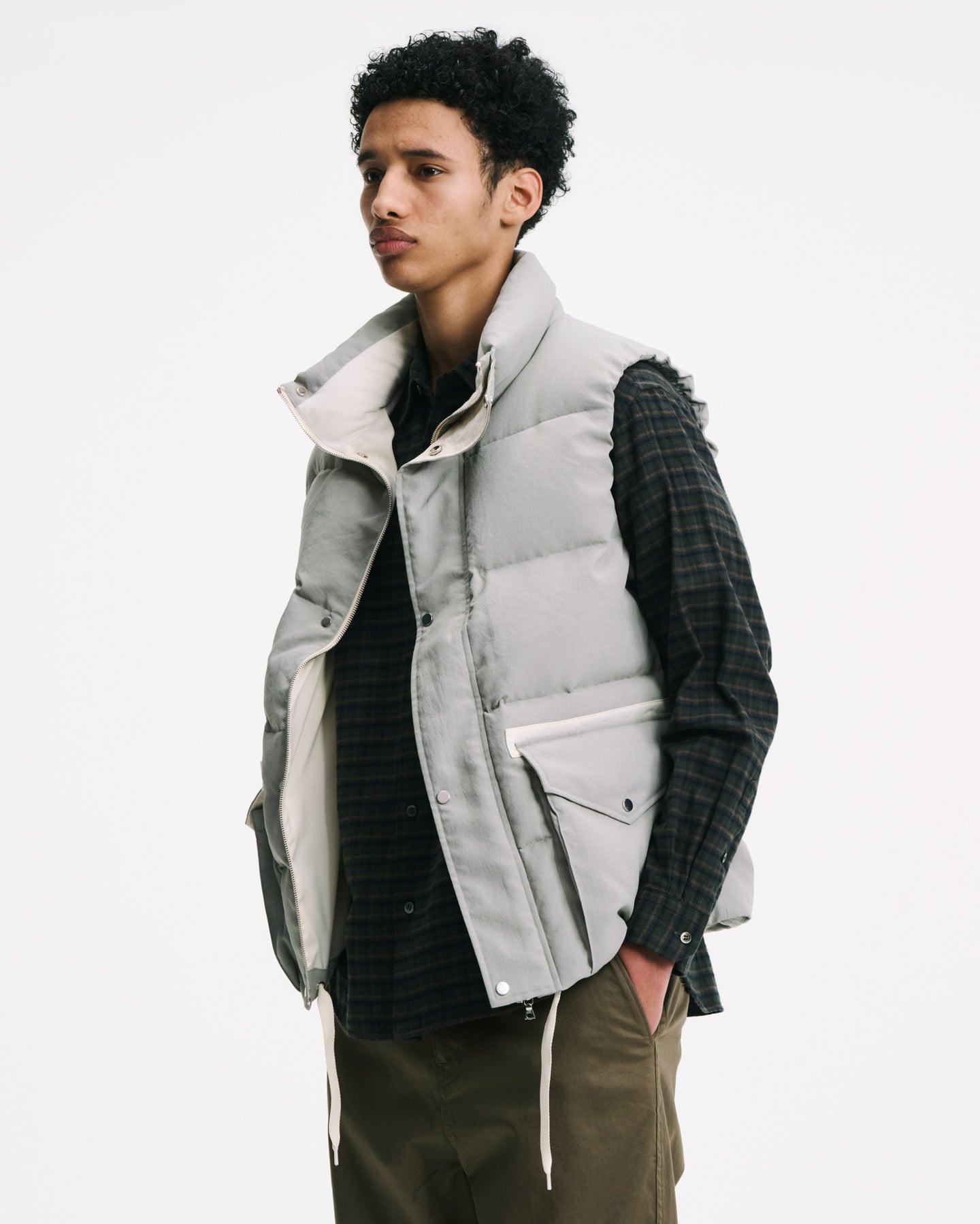 SOPH. | HOLLOW TUSSAH DOWN VEST(2 (M) SAGE):