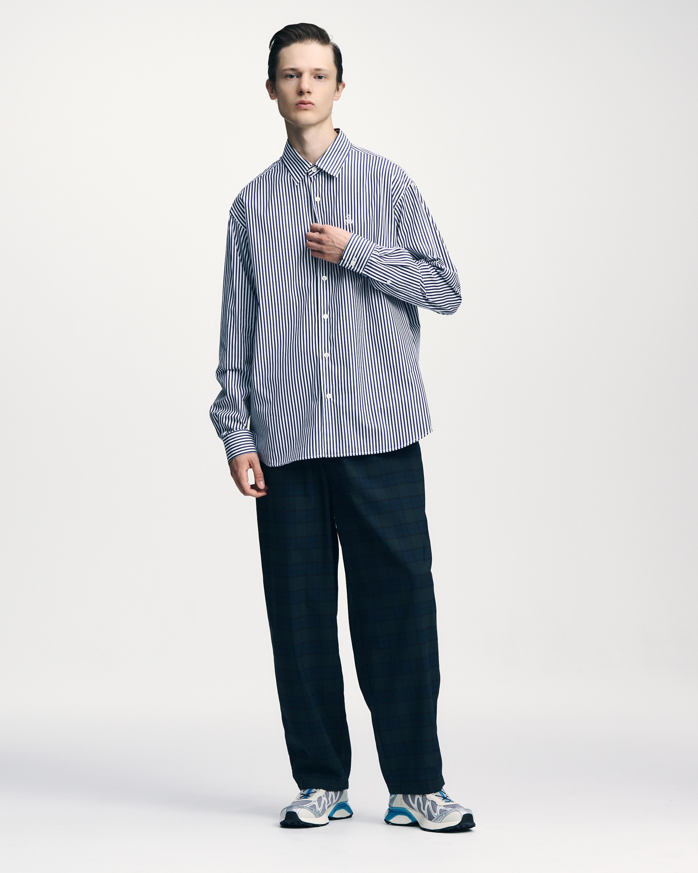 SOPH. | TROPICAL CHECK TAPERED BOLD PANTS(3 (L) A (BLACK WATCH)):