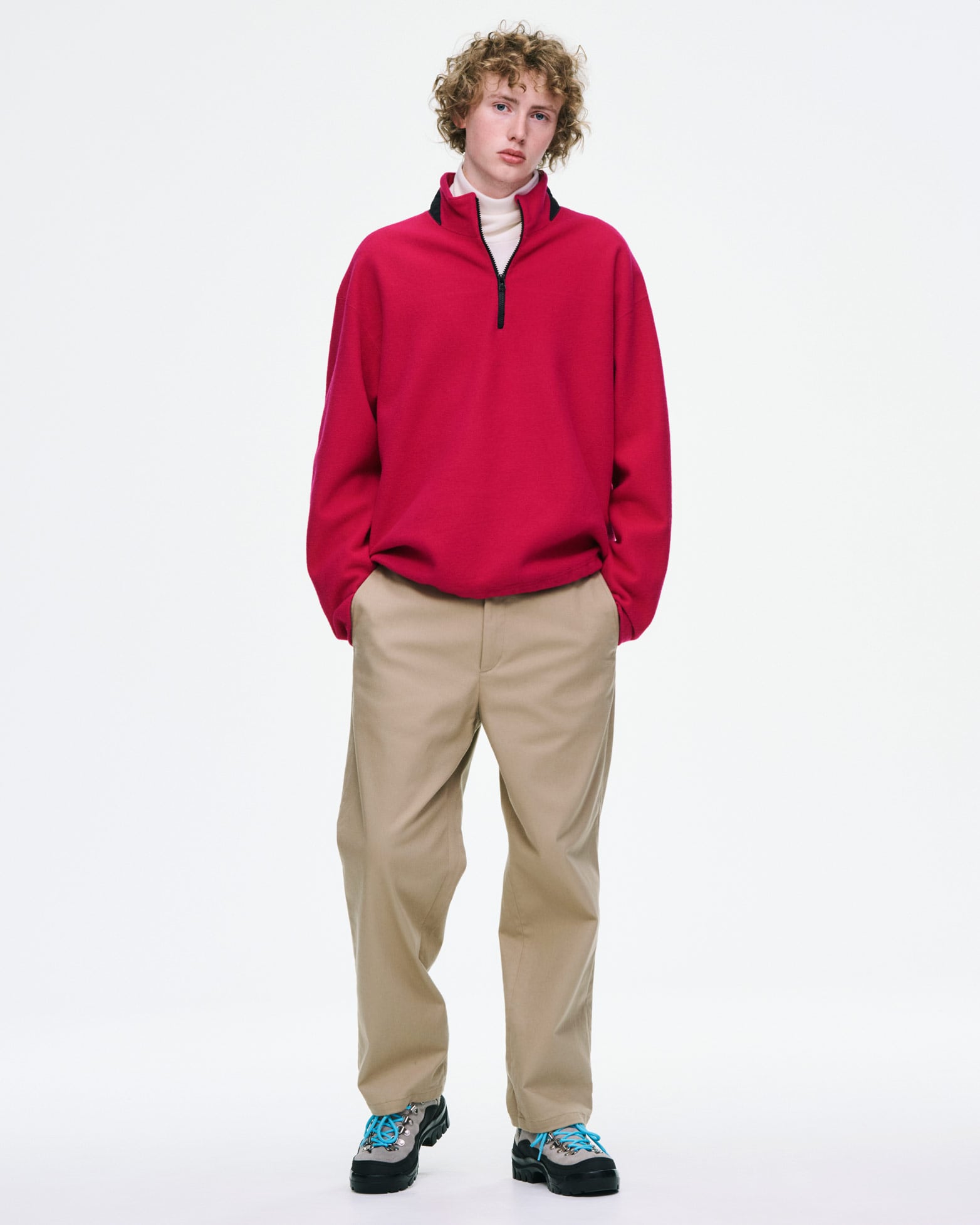 SOPH. | STRETCH TWILL STANDARD SLACKS(1 (S) BLACK):