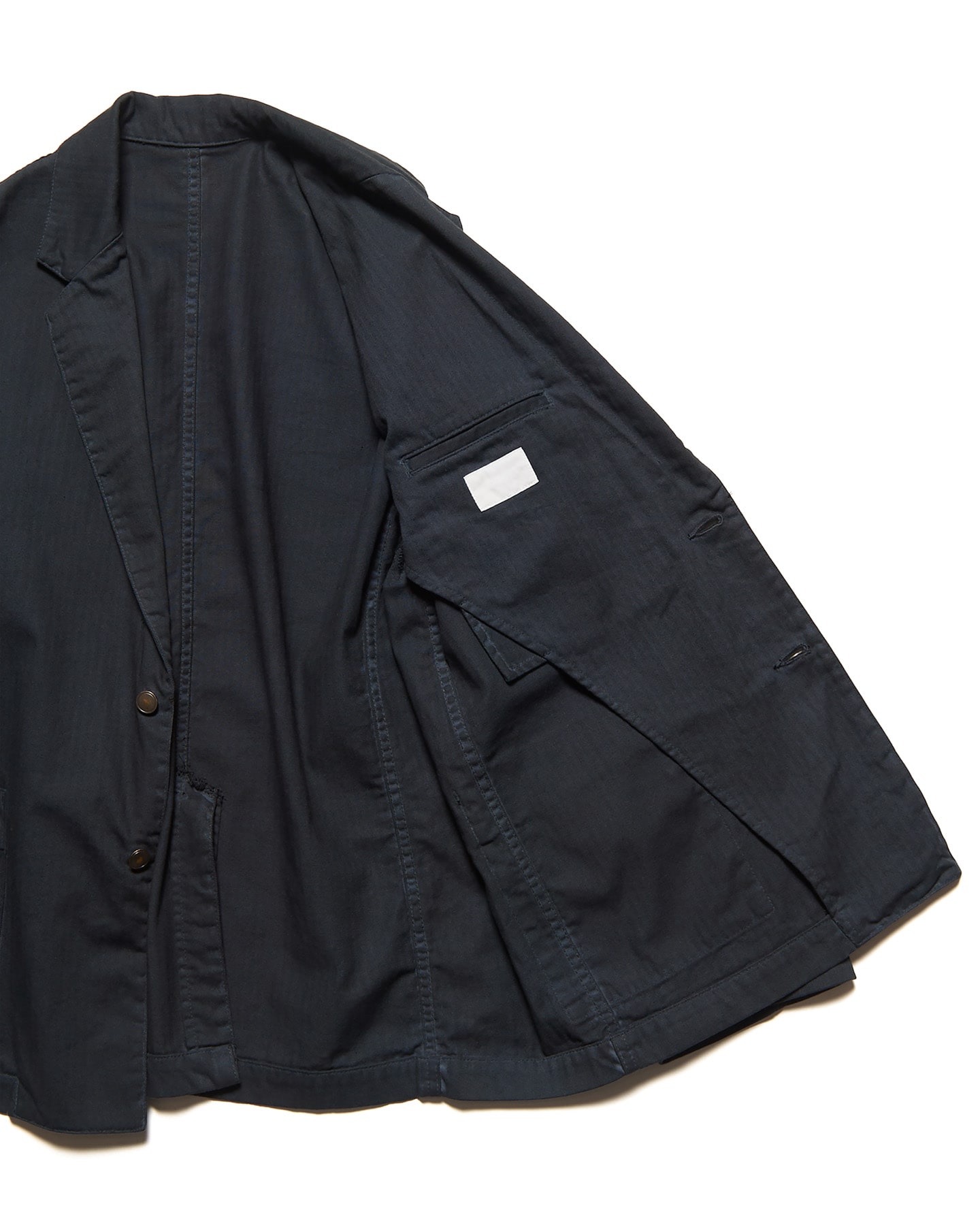 SOPH. ブラック ジップアップジャケット SOPH. | DAMAGED WIDE JACKET(1 (S) BLACK):