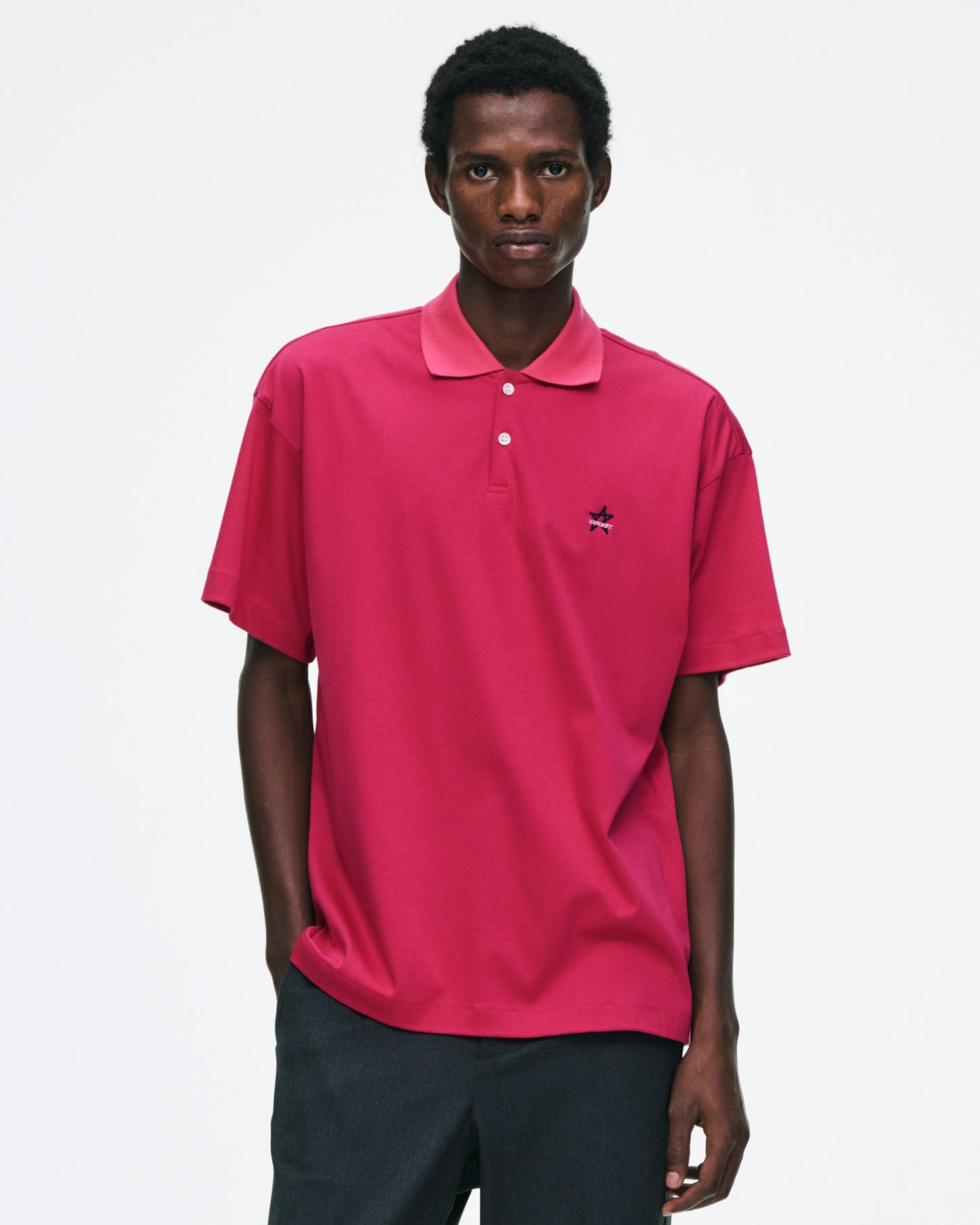 SOPH. | STAR S/S POLO SHIRT(2 (M) BLACK):