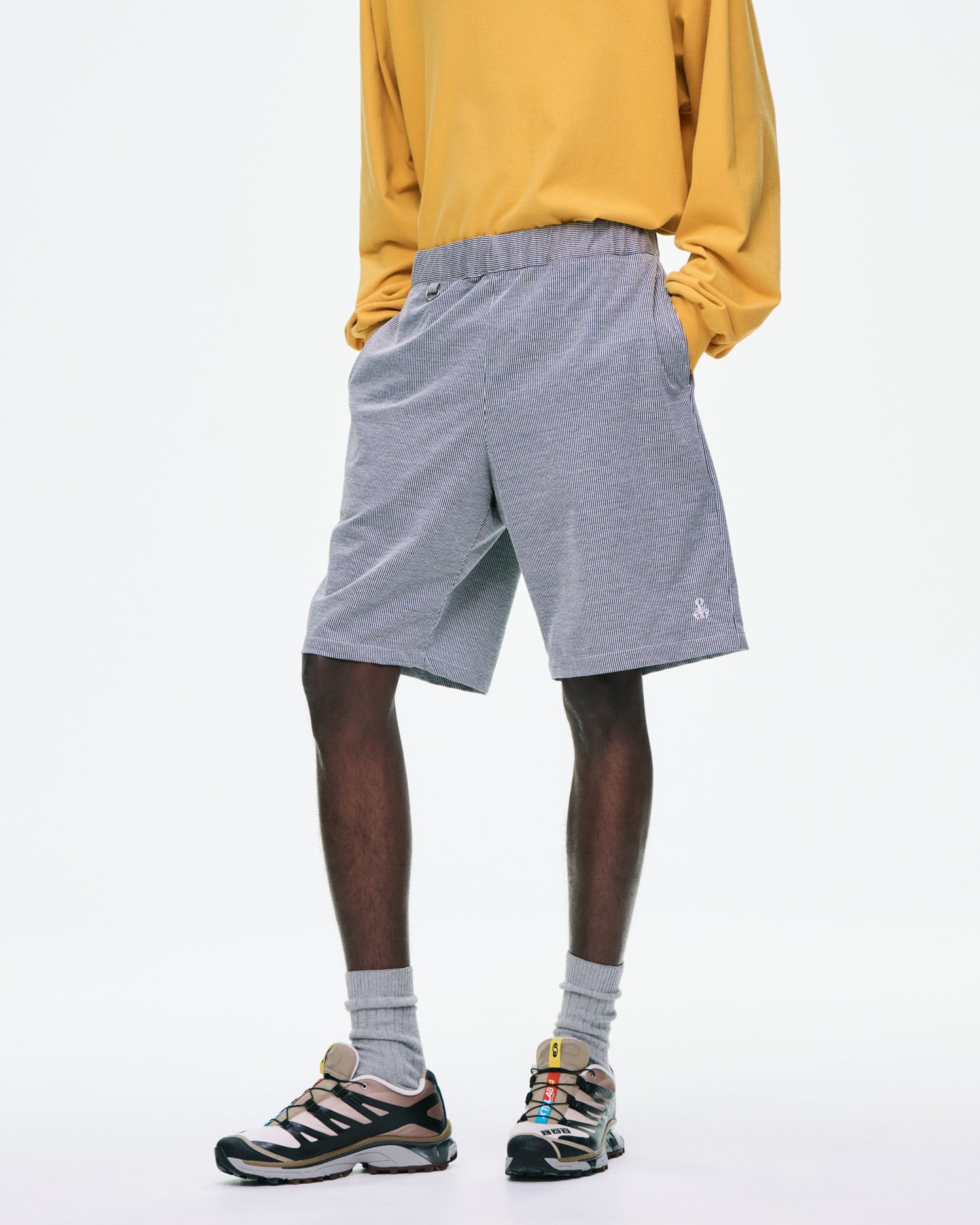 SOPH. | STRETCH SUCKER EASY SHORTS(2 (M) BLACK):