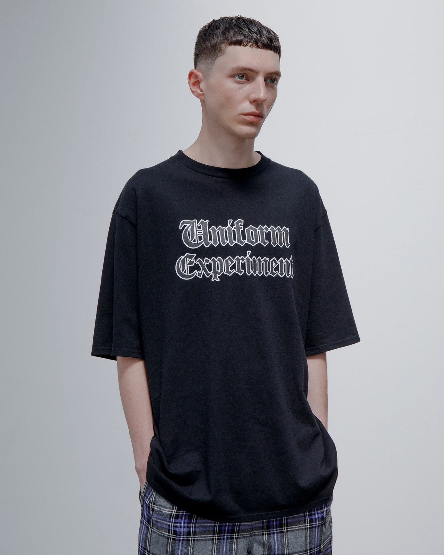 SOPH. | GOTHIC LOGO BAGGY TEE(2 NAVY):