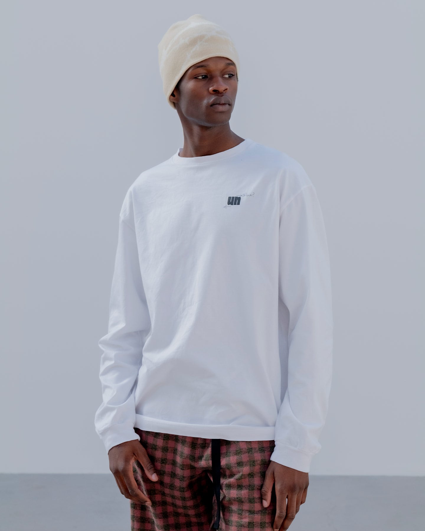 soh.様 トップス Sアイボリー SOPH. | IN-PROCESS PRINT L/S TEE(2 (M) WHITE):