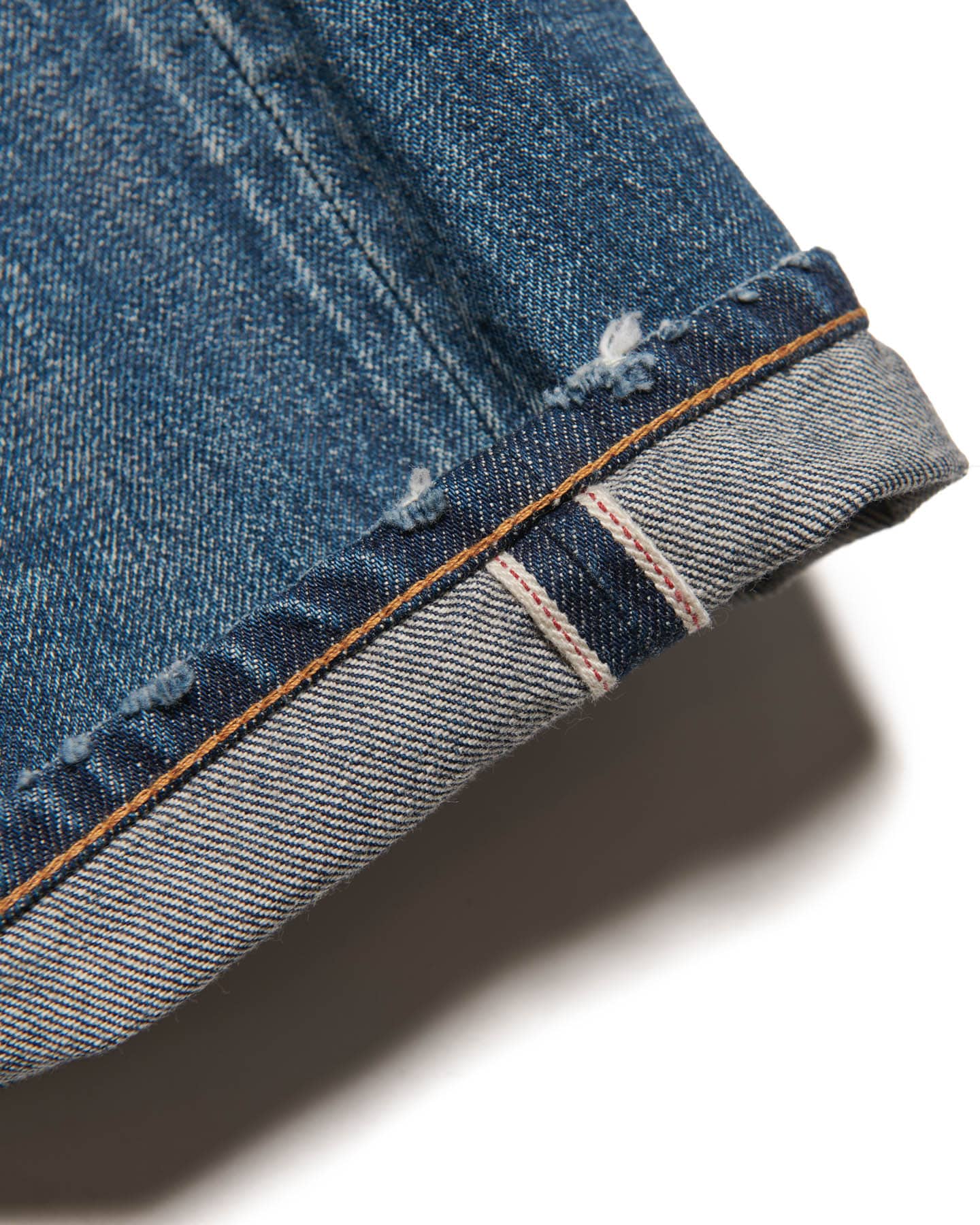 SOPH. | DAMAGED DENIM TAPERED-FIT JEANS(2 (M) INDIGO):