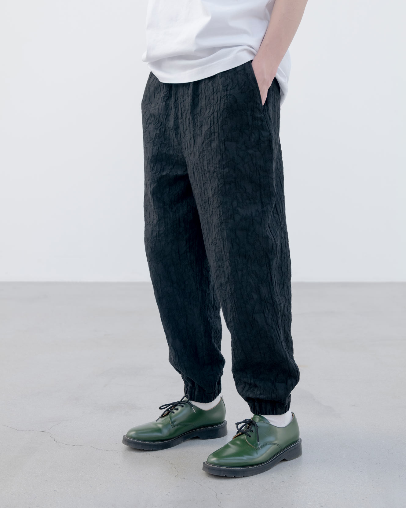 SOPH. | JACQUARD EASY PANTS(2 (M) BLACK):