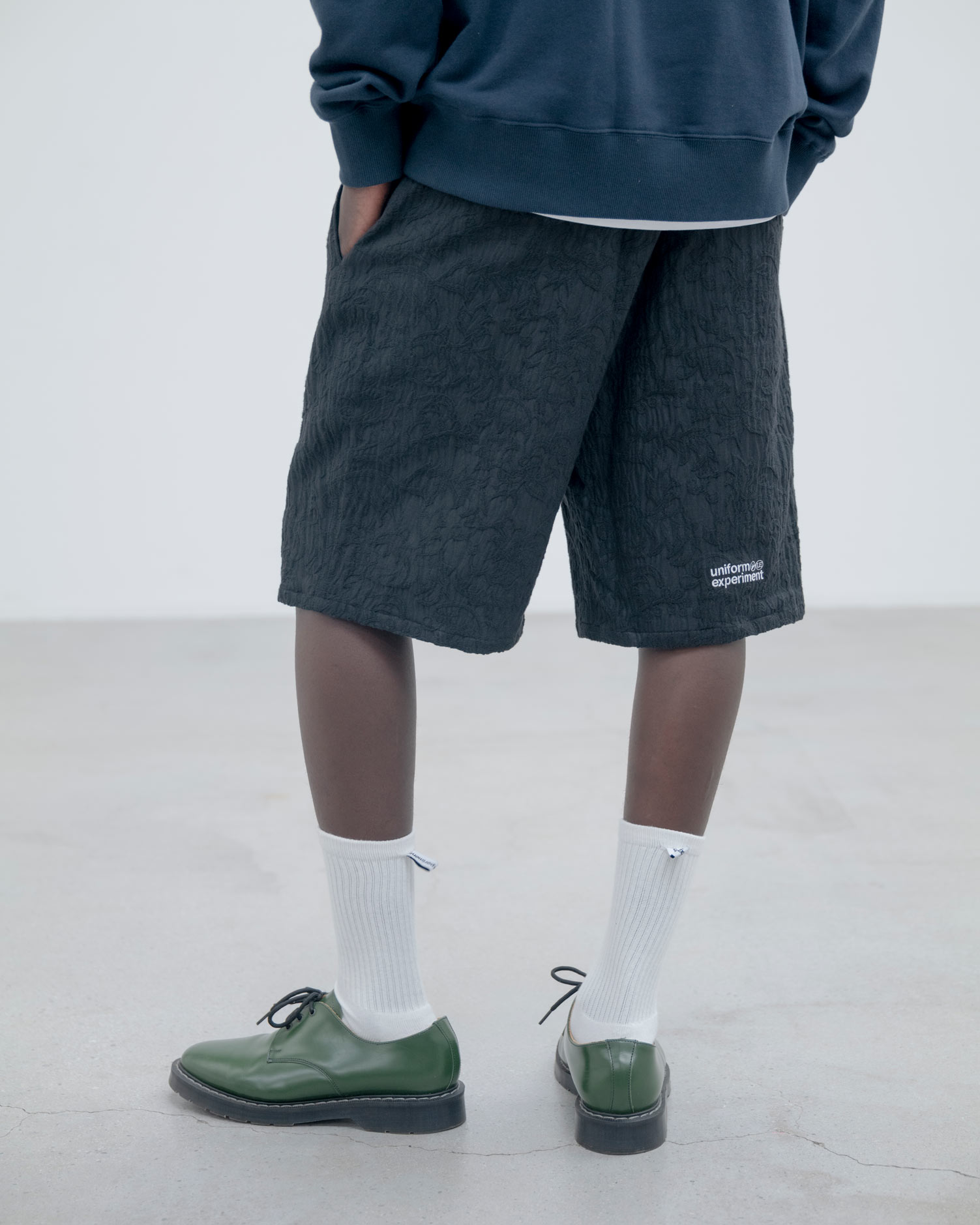 SOPH. | JACQUARD EASY SHORTS(2 (M) BLACK):