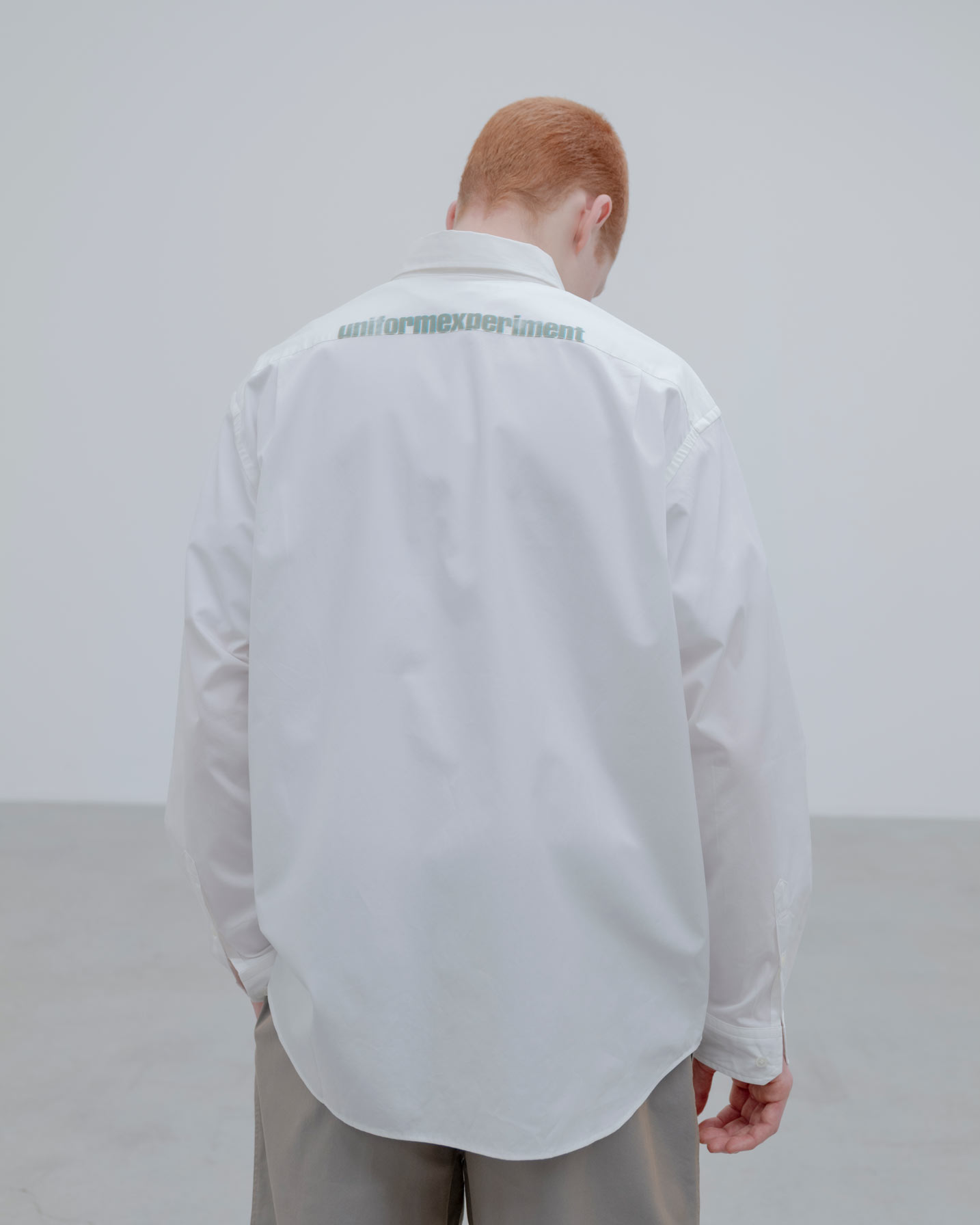 SOPH. | PRINT L/S SHIRT(1 (S) C (BEIGE / LIGHT BLUE)):