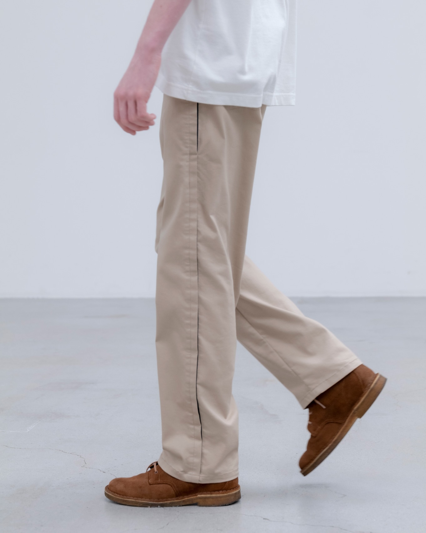 SOPH. | STRETCH TWILL SIDE TAPE PANTS(2 (M) BEIGE):