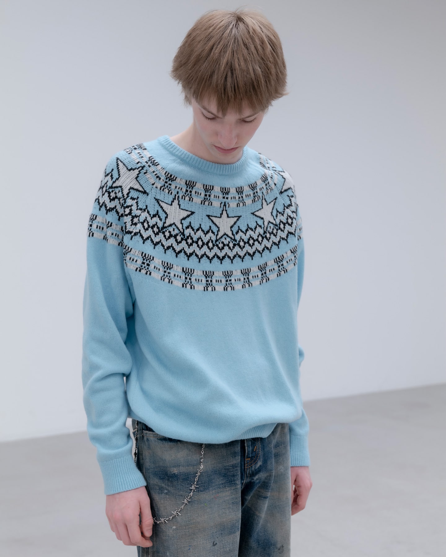 SOPH. | STAR NORDIC SWEATER(2 (M) BLACK):