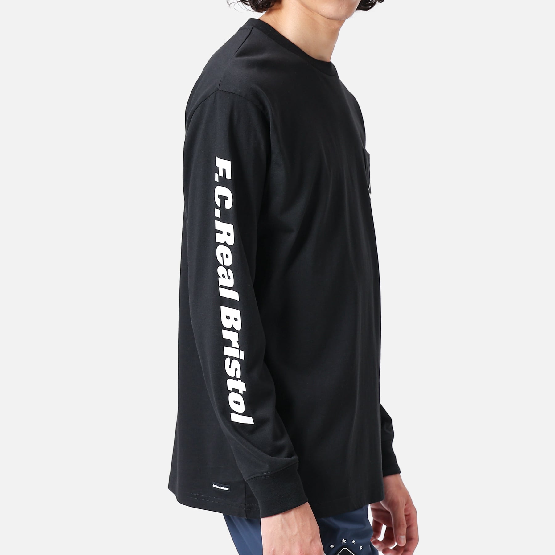 F.C.R.B. - M FCRB 23AW L/S TEAM PRACTICE TOP BROWNの+